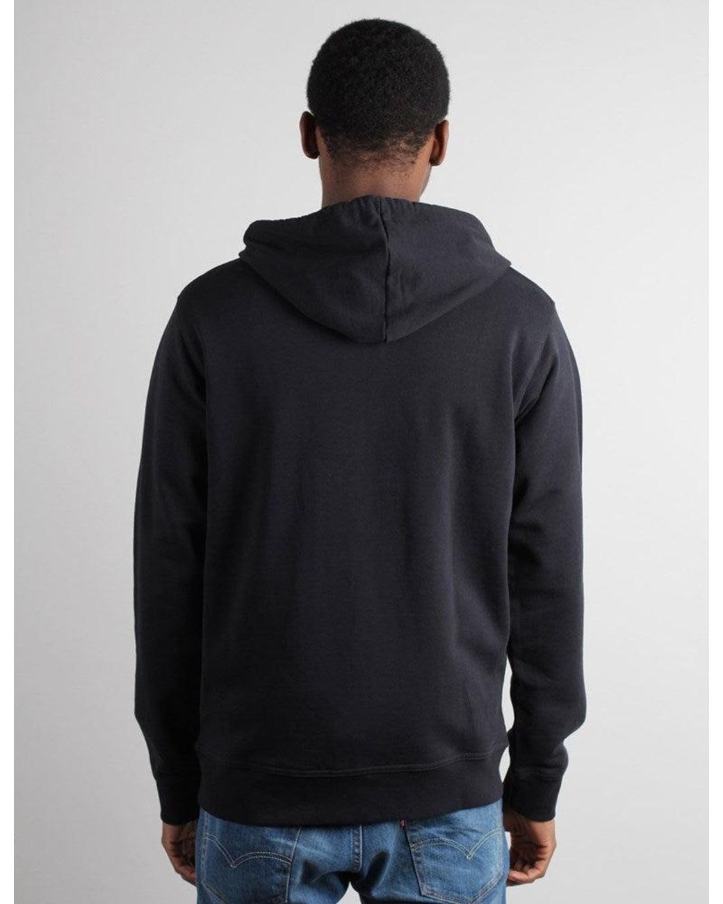 Dickies Blue Midland Zip Hooded Sweatshirt for men