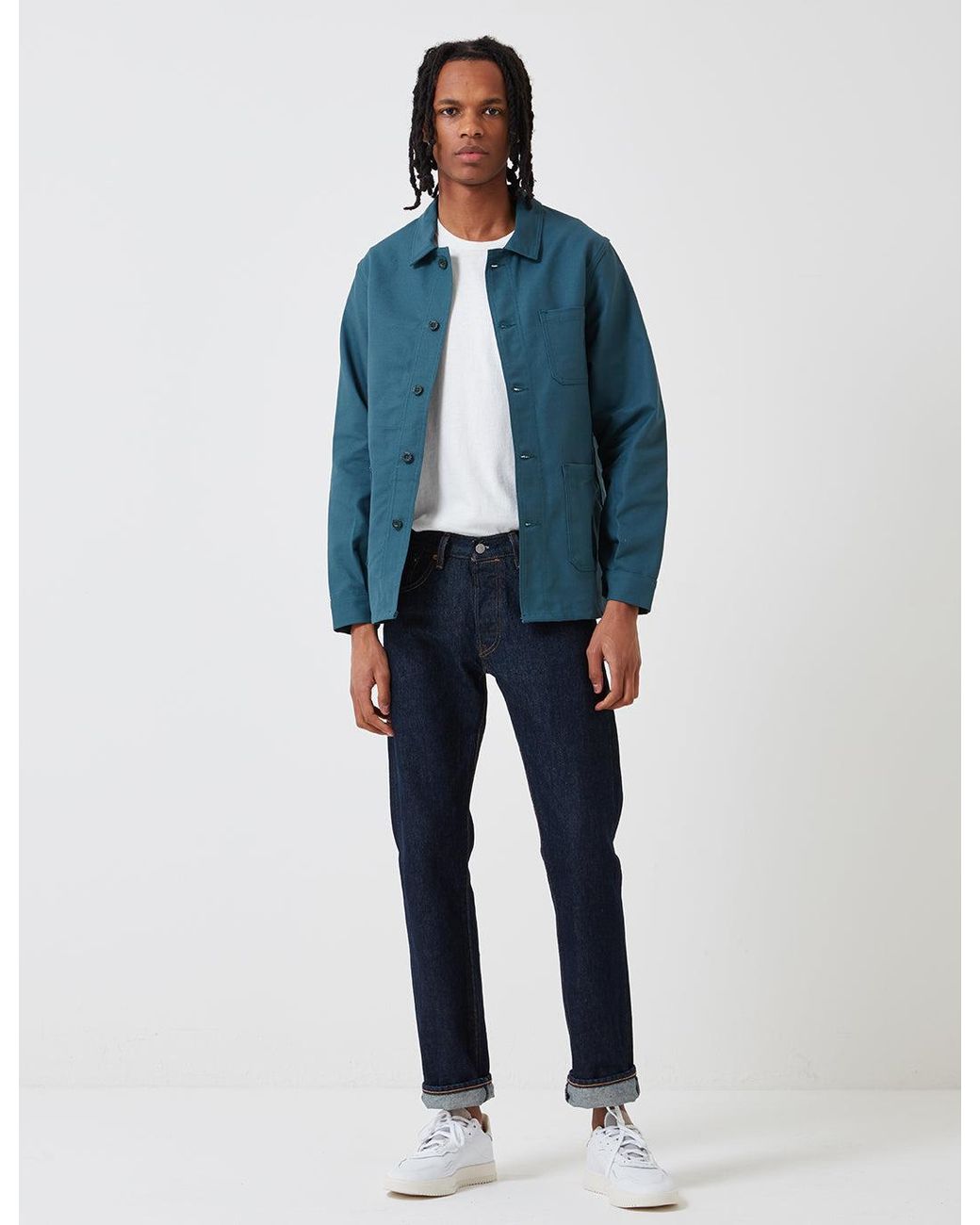 Le Laboureur Multicolor Cotton Drill Work Jacket for men