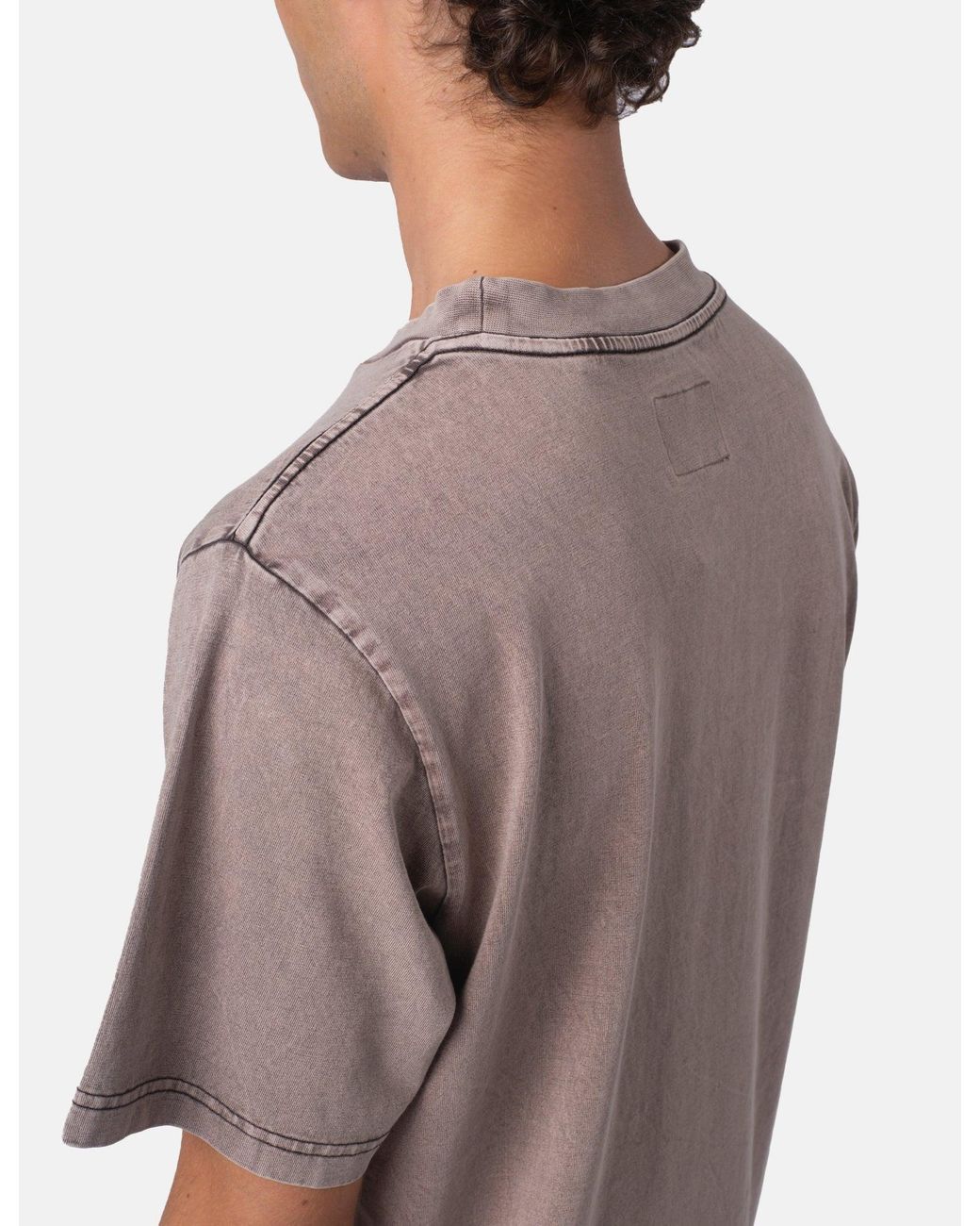 BHODE Gray Pigment Dyed T-Shirt for men