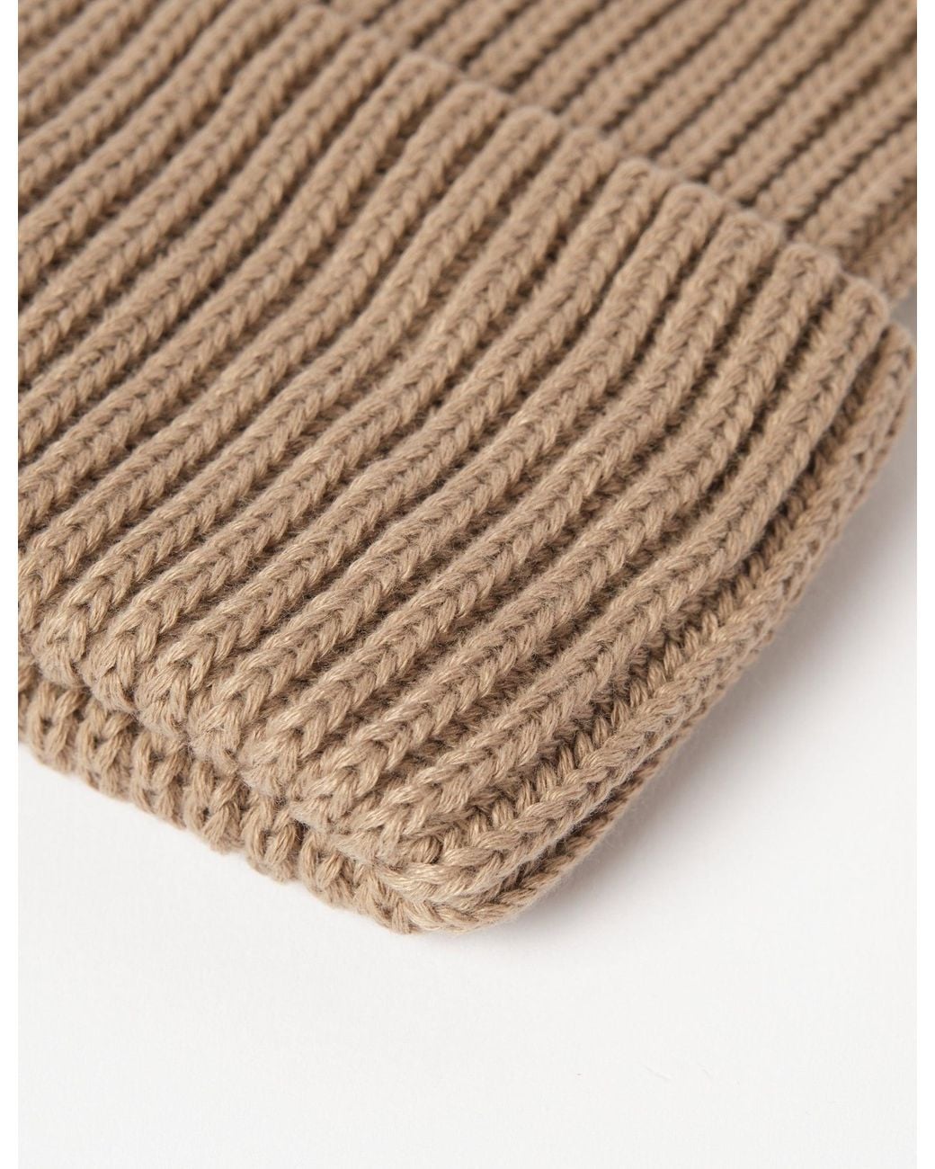 Patagonia Brown Fishermans Rolled Beanie Hat for men