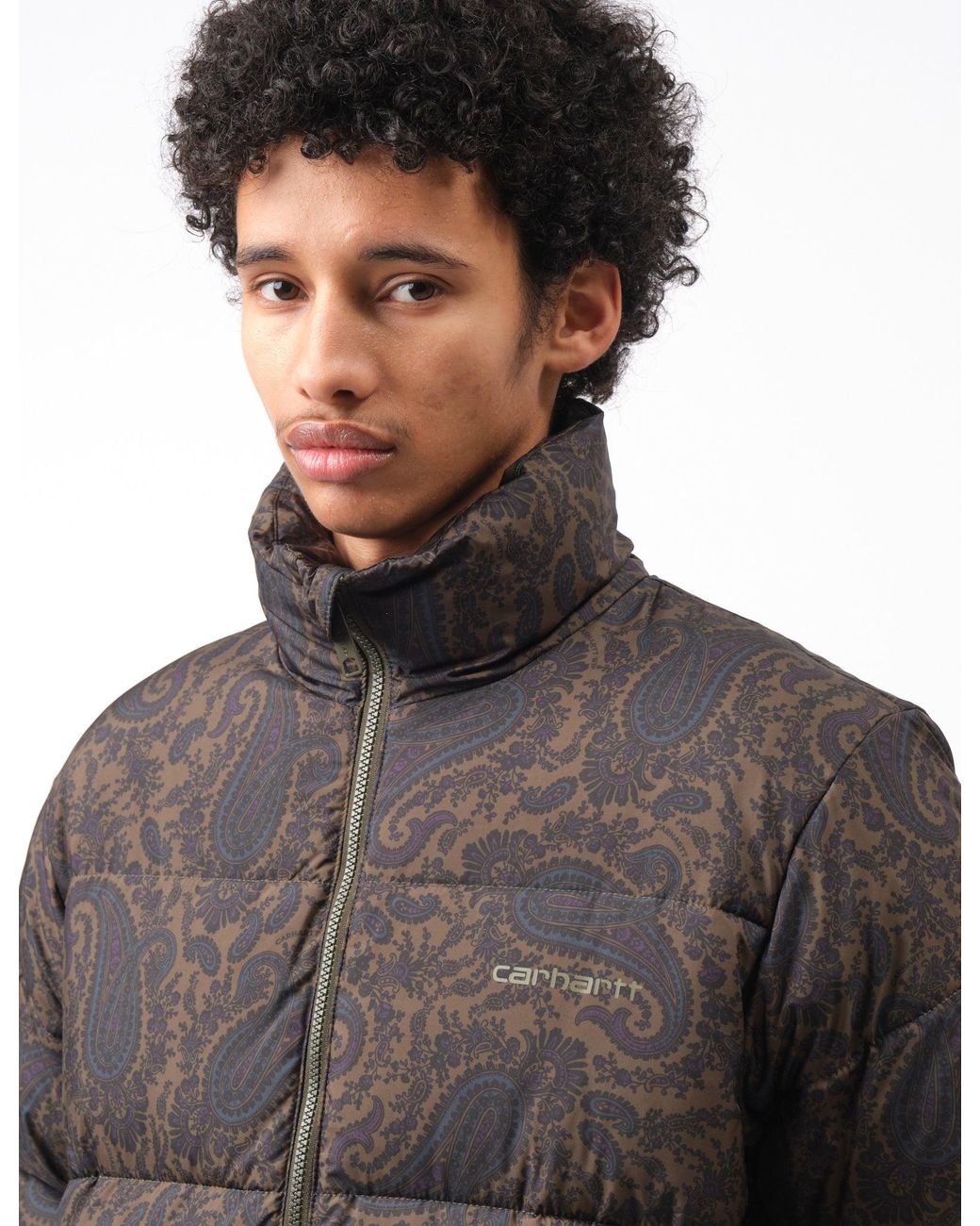 Carhartt Gray Carhartt-Wip Springfield Jacket (Paisley Print) for men