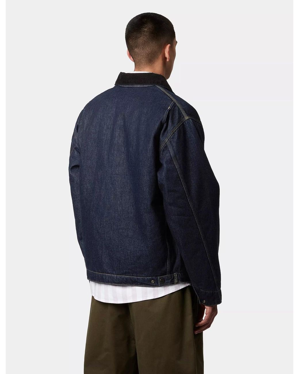 Carhartt Blue Og Detroit Jacket for men