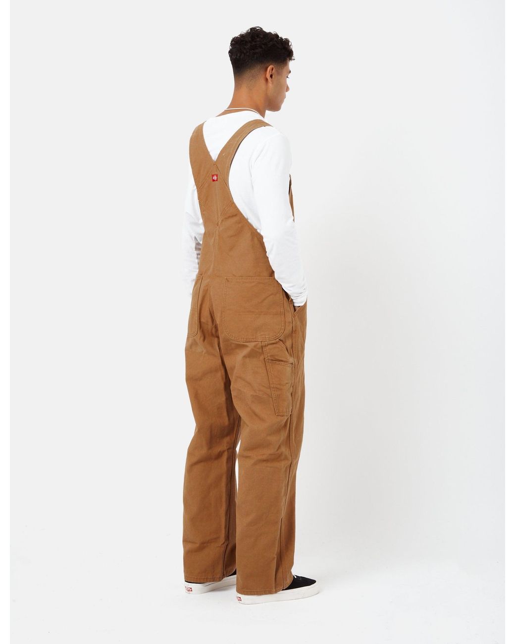Dickies White Bib Overalls for men