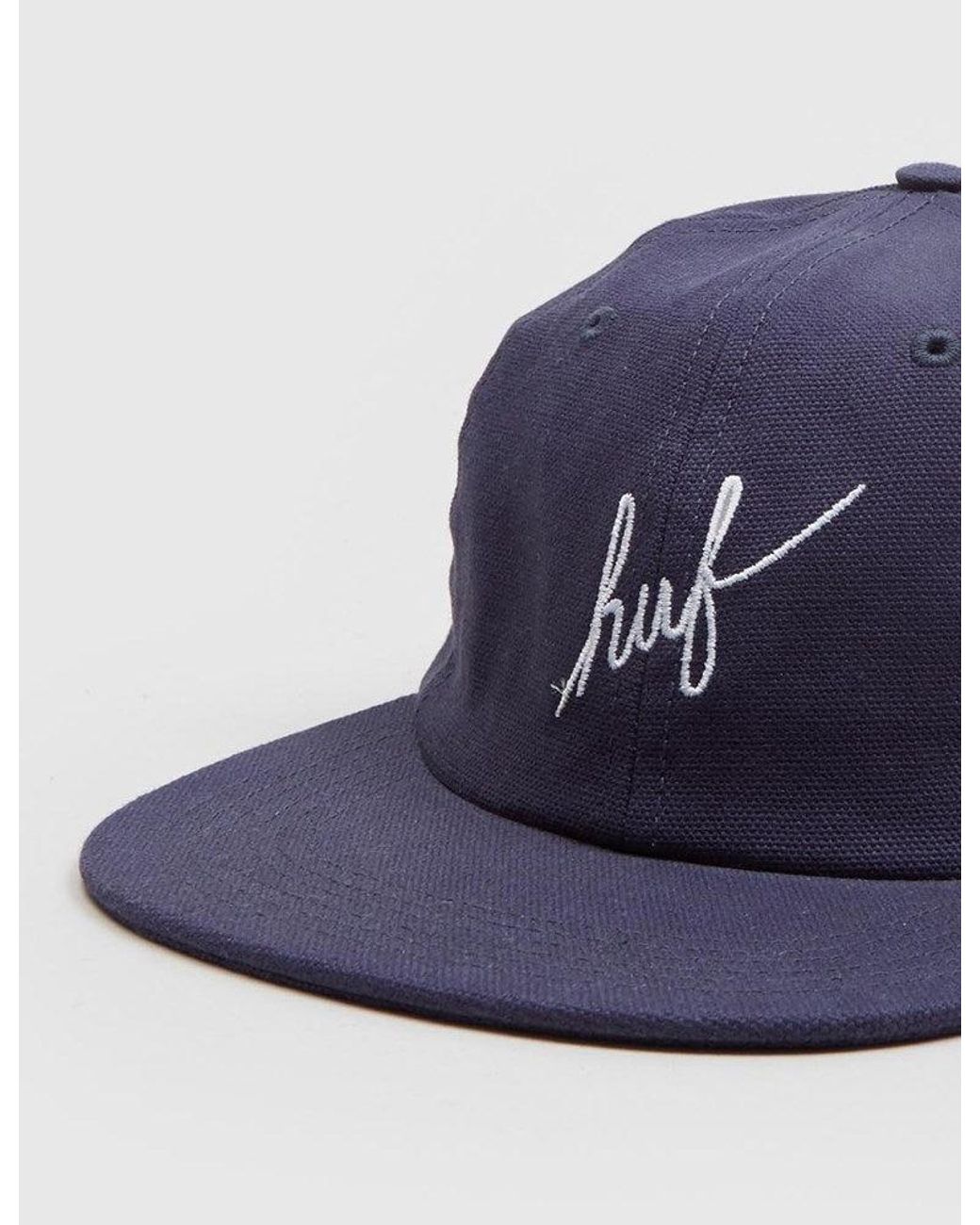 Huf Blue Dwr Script 6-Panel Cap for men