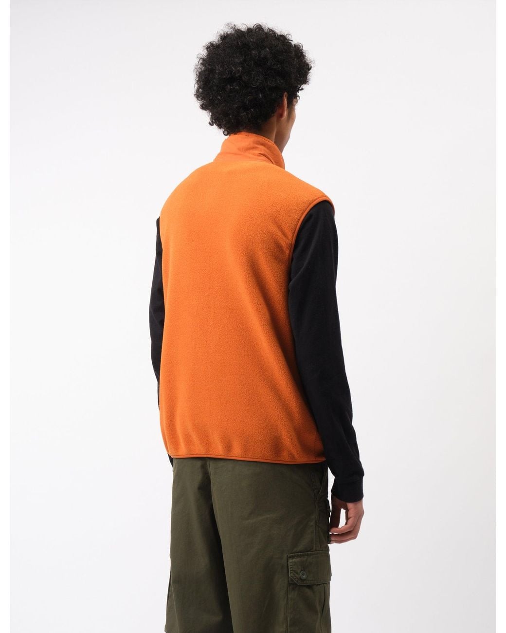 Patagonia Orange Synch Fleece Vest for men