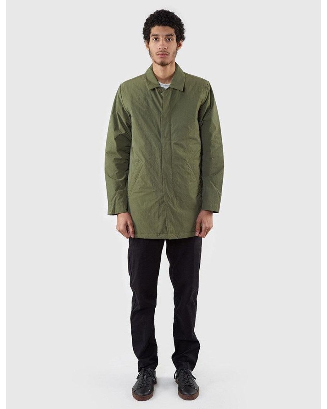 Folk Green Folk Shell Mac for men