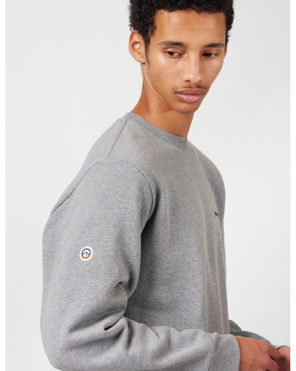 Patagonia Gray Fitz Roy Icon Uprisal Crew Sweatshirt for men
