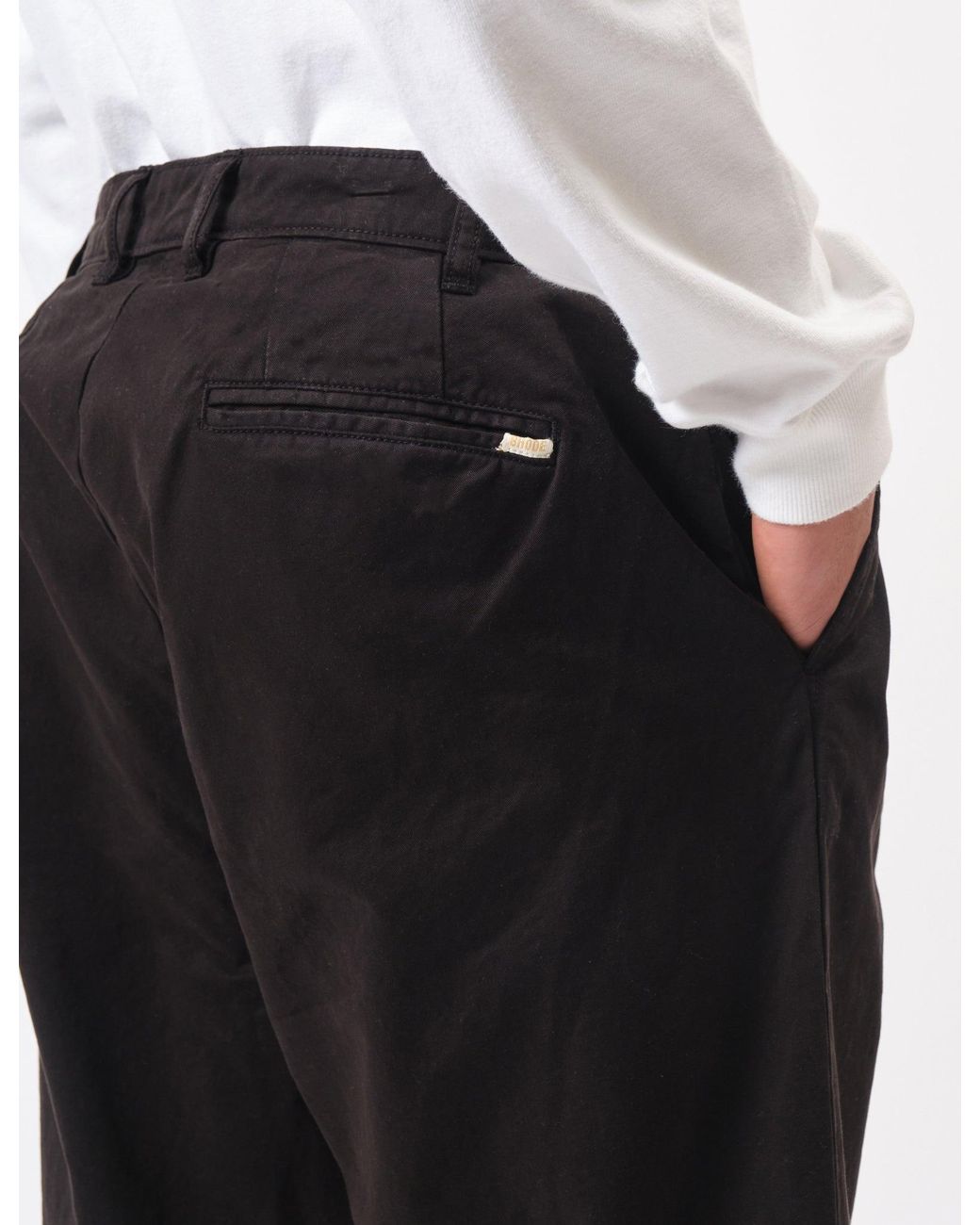 BHODE Black Two Pleat Pant for men