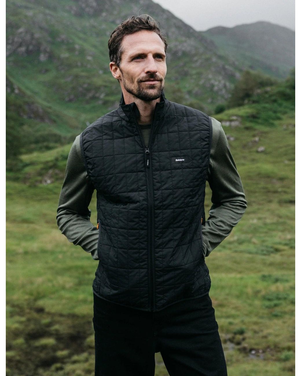 FINISTERRE Blue Firecrest Gilet for men