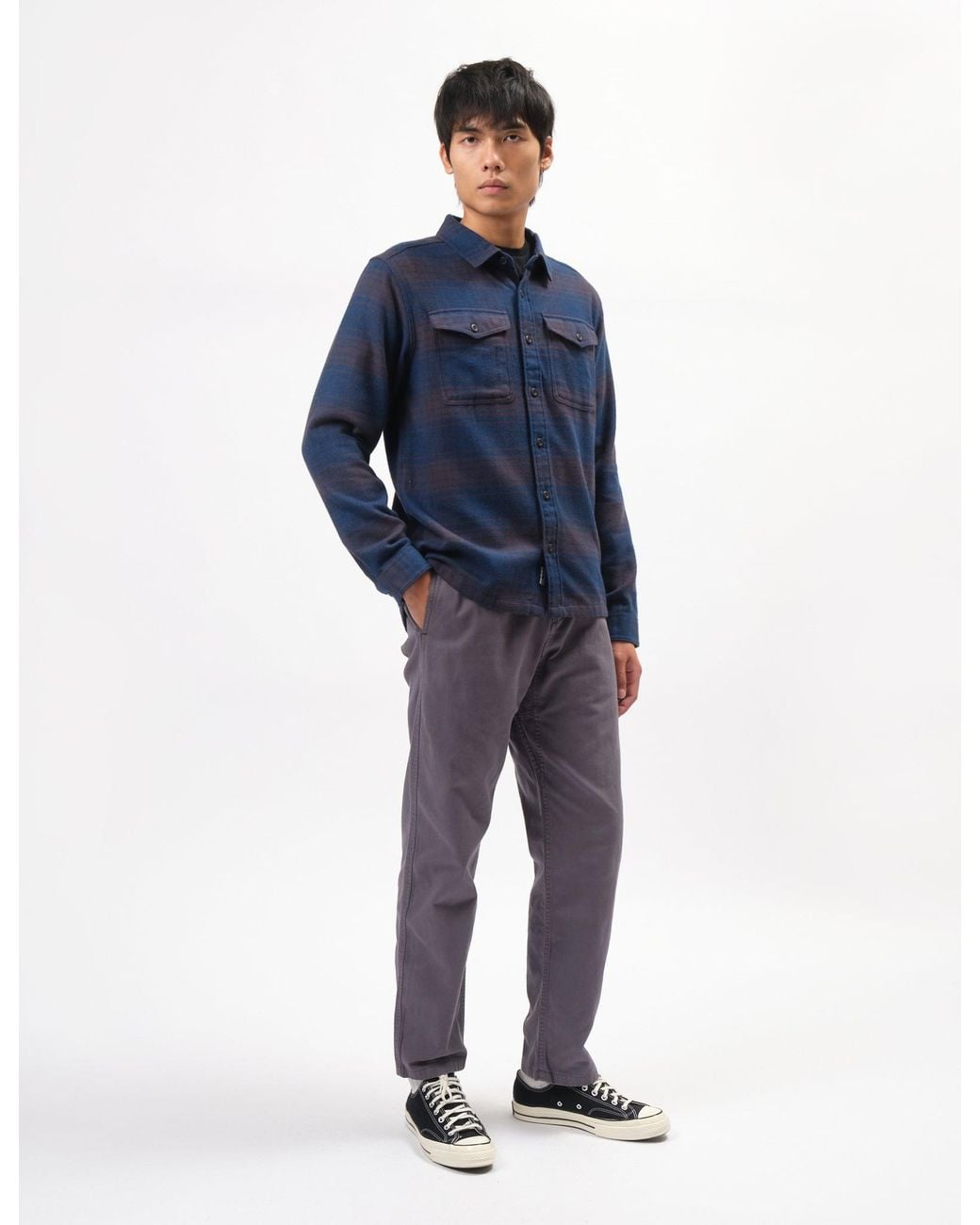 Patagonia Blue Fjord Flannel Cascade Shirt for men
