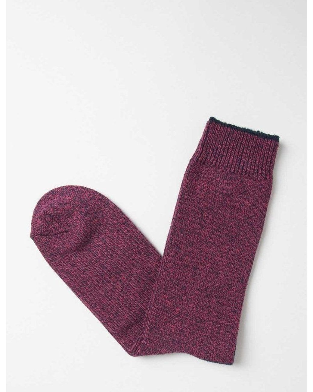 Democratique Socks Purple Relax Twister Socks for men
