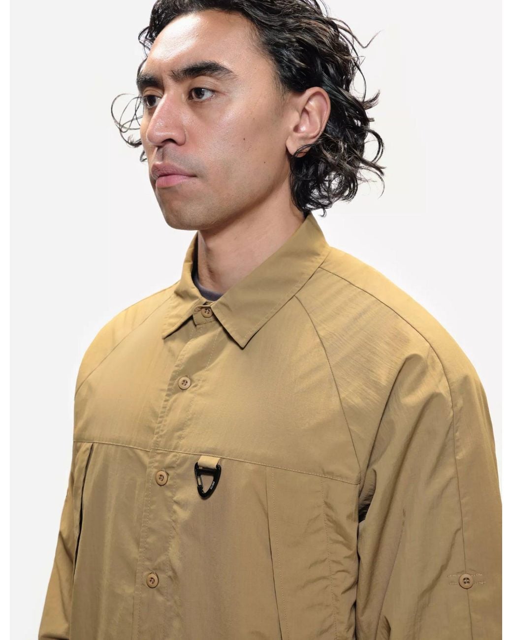 Elliker Natural Craw Zip Tech Shirt for men