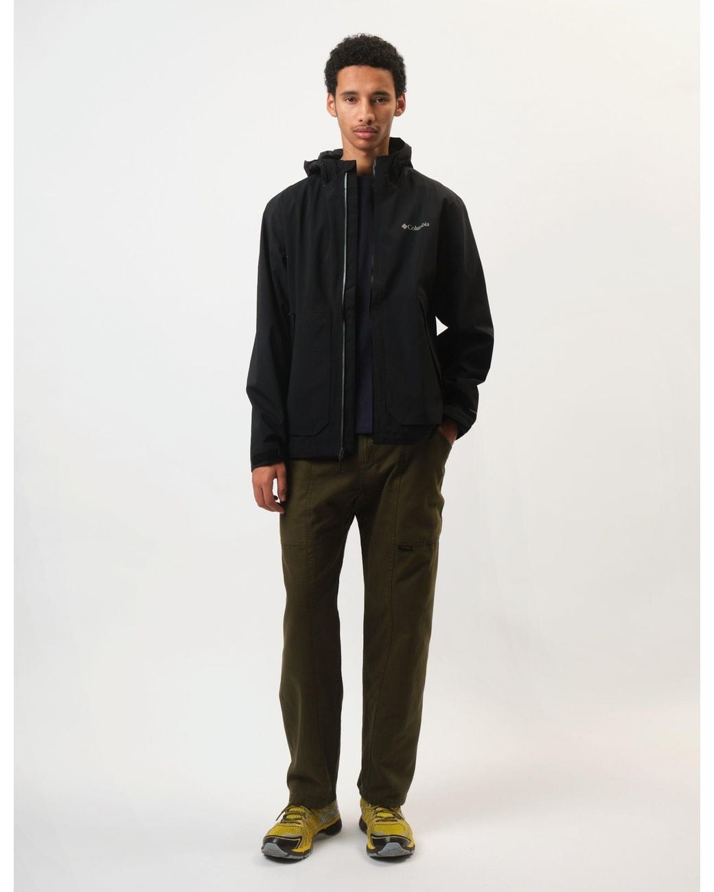 Columbia Black Ampli-Dry Ii Shell Jacket for men