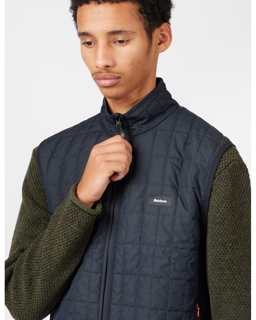 FINISTERRE Blue Firecrest Gilet for men