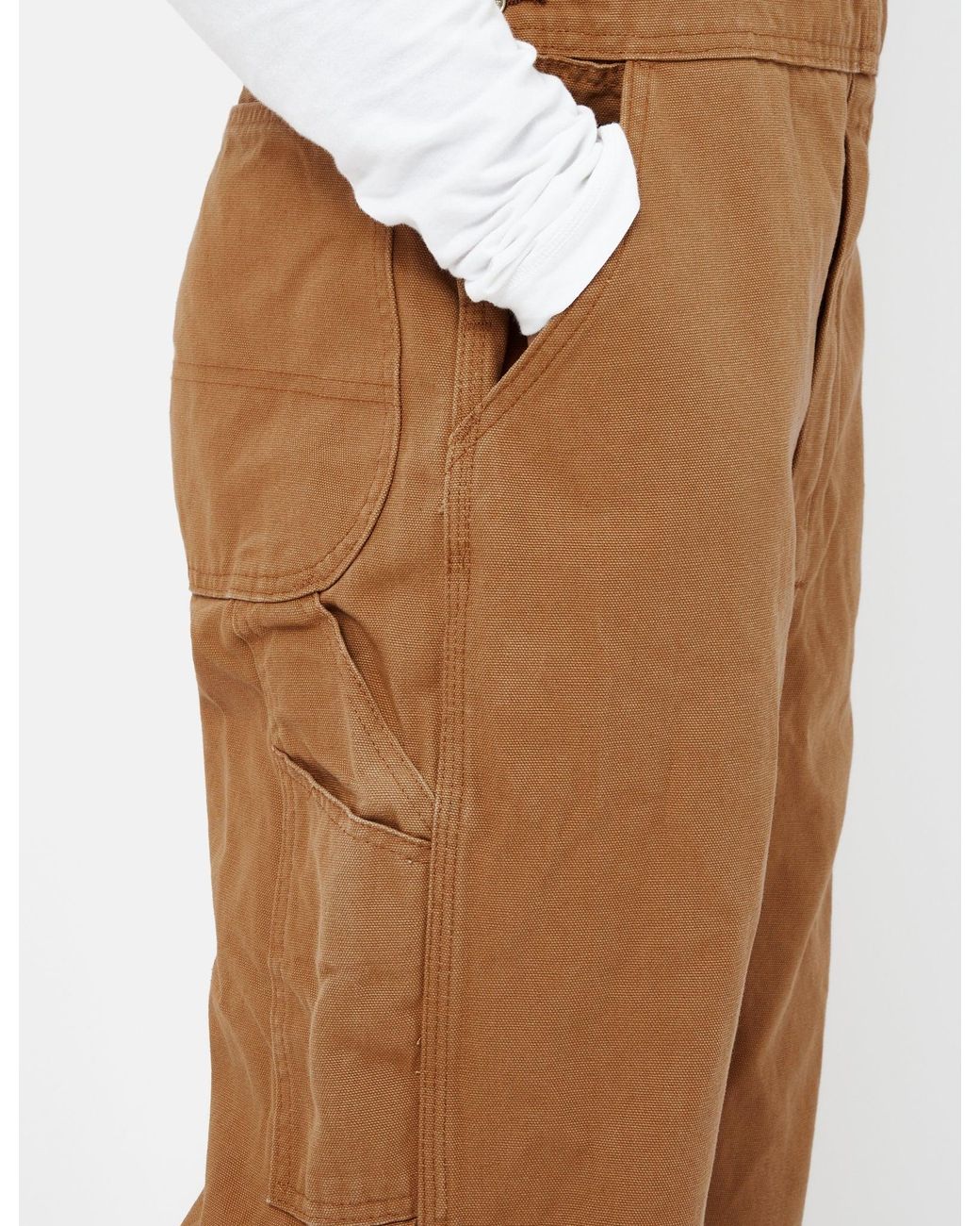 Dickies White Bib Overalls for men