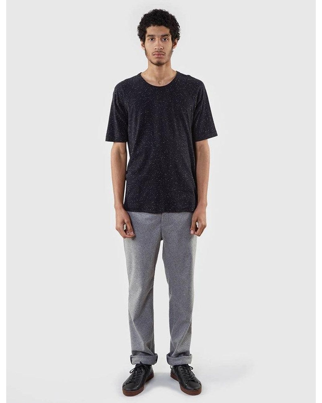 Folk Blue Folk Nep T-Shirt for men