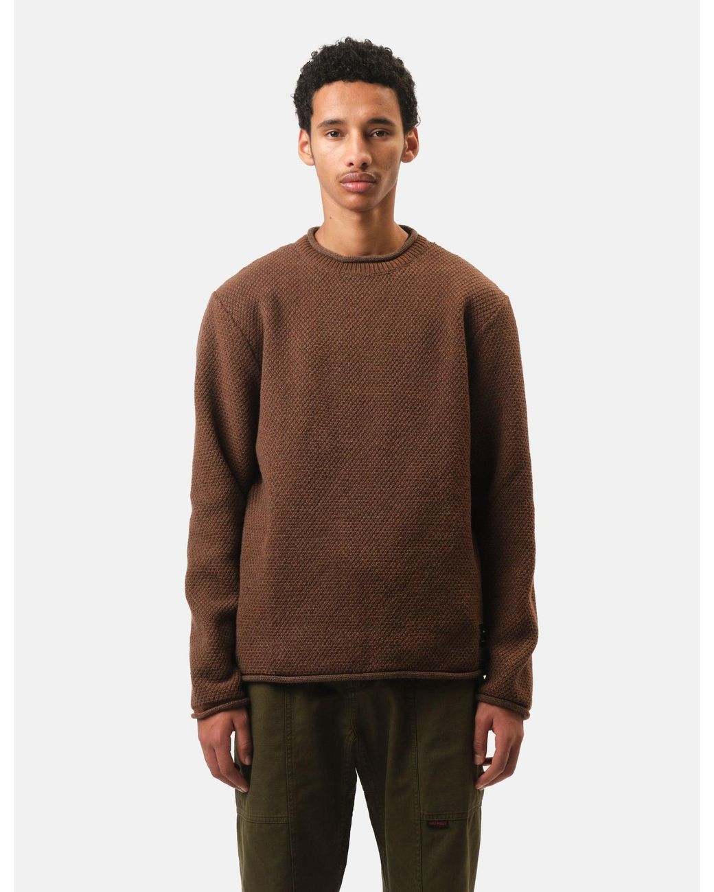 FINISTERRE Brown Barents Jumper (Wool Mix) for men