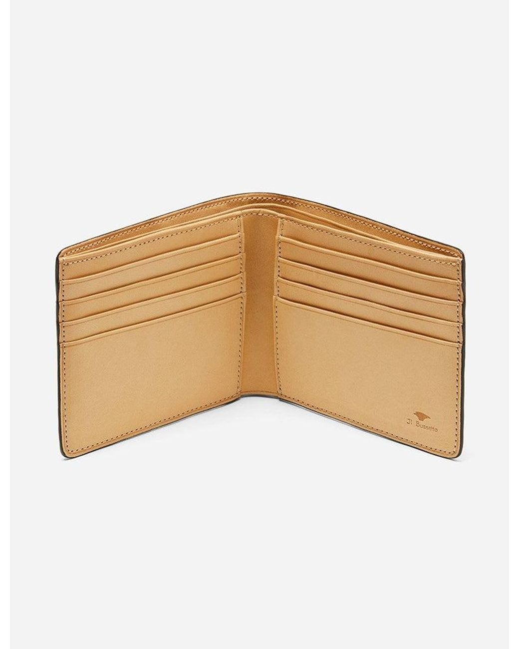 Il Bussetto Yellow Bi-Fold Wallet (Leather) for men