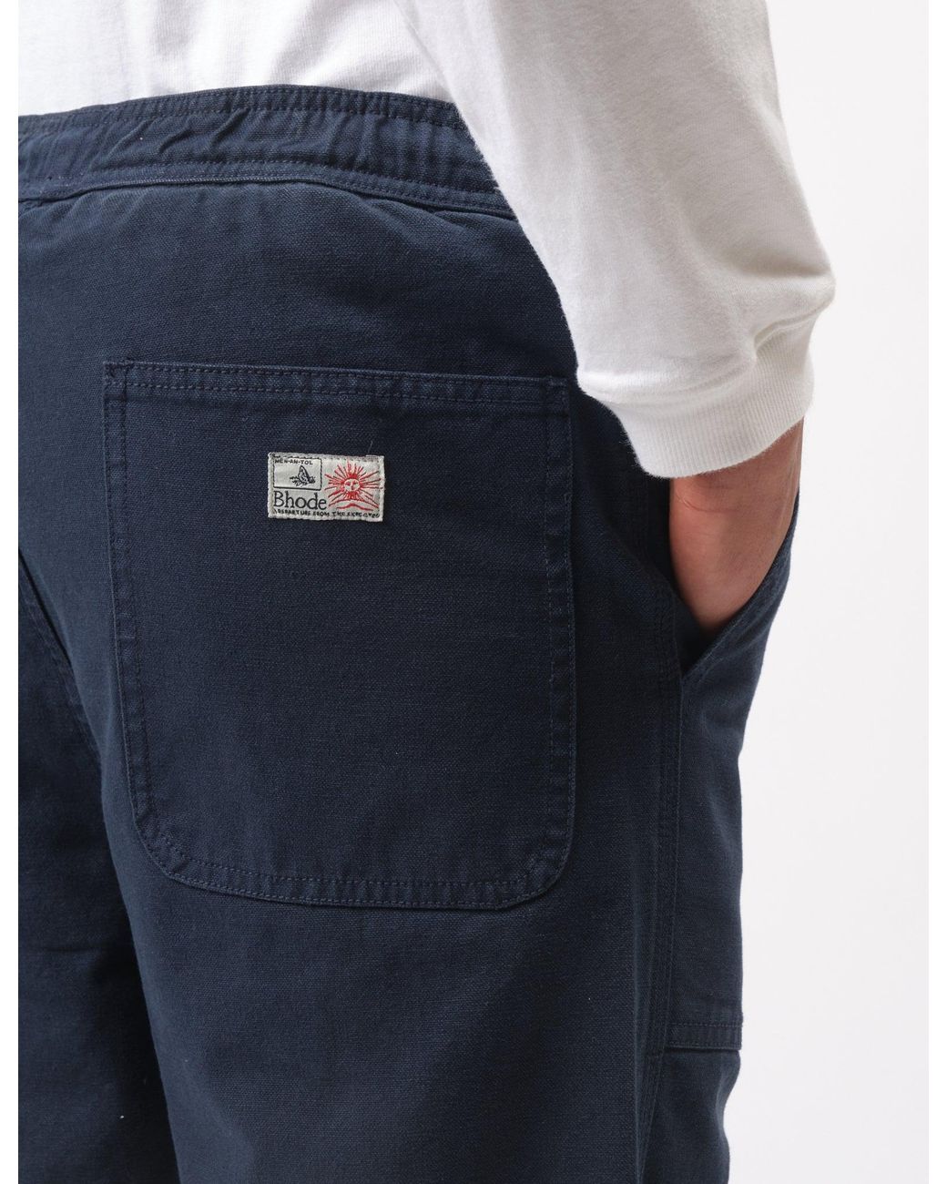 BHODE Blue Fatigue Pant Canvas for men