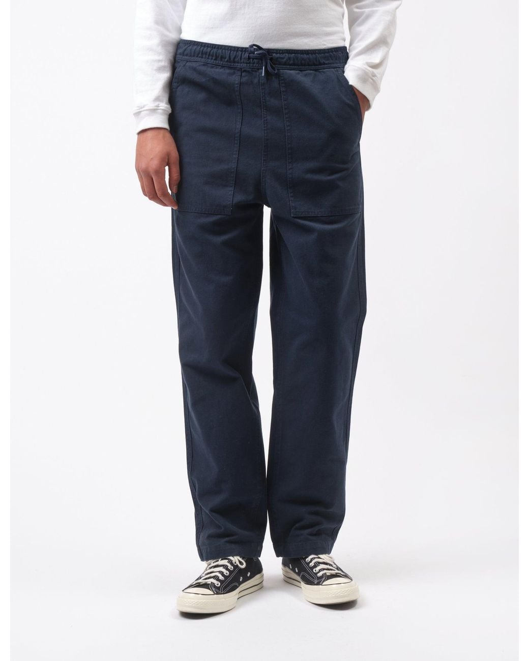 BHODE Blue Fatigue Pant Canvas for men