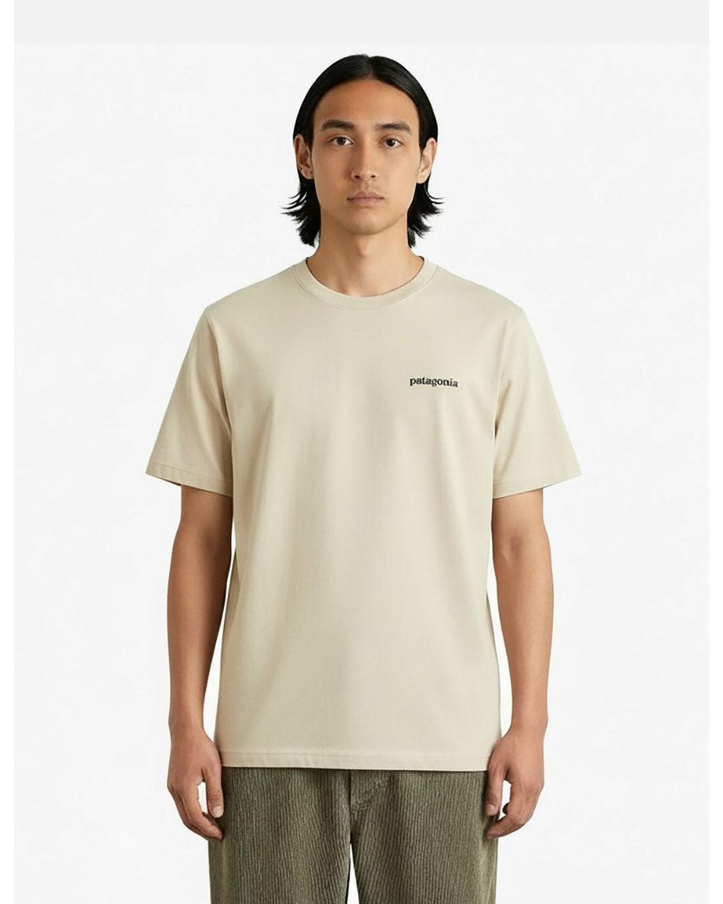 Patagonia Natural P-6 Logo T-Shirt for men