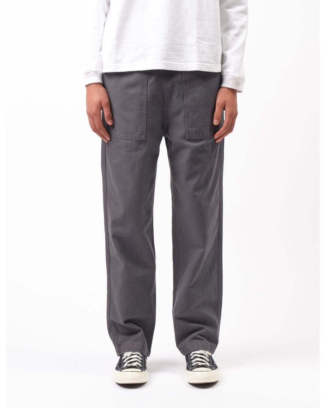 BHODE Gray Fatigue Pant Canvas for men