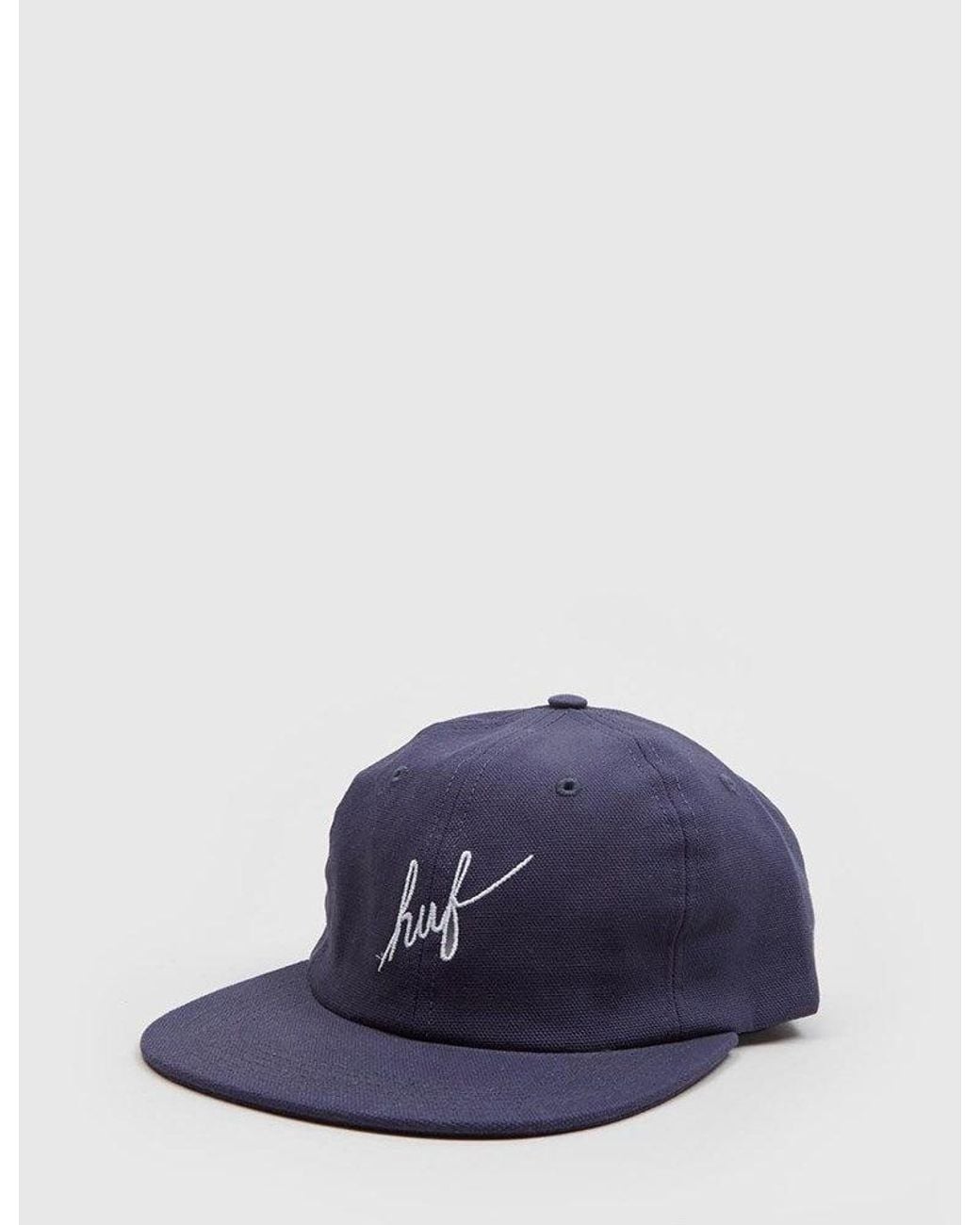 Huf Blue Dwr Script 6-Panel Cap for men
