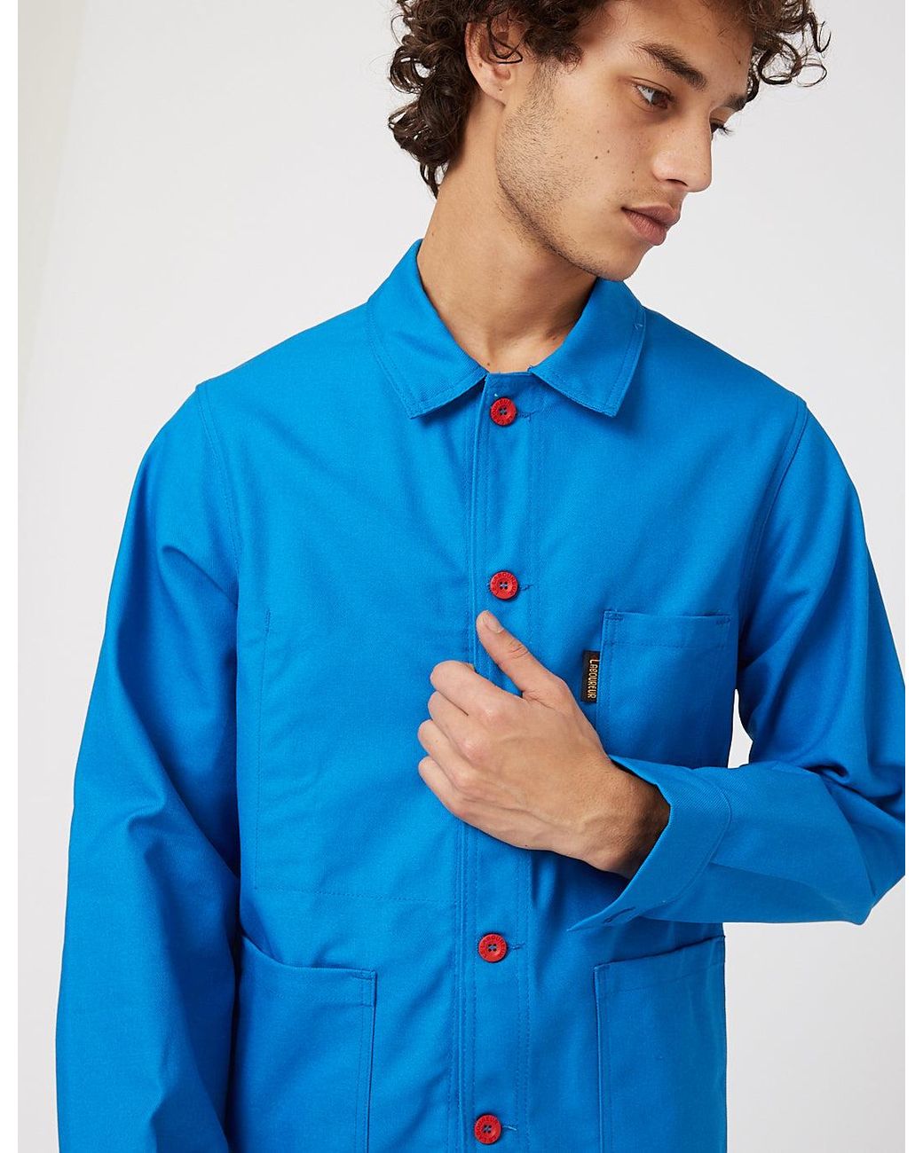Le Laboureur Blue Work Jacket for men