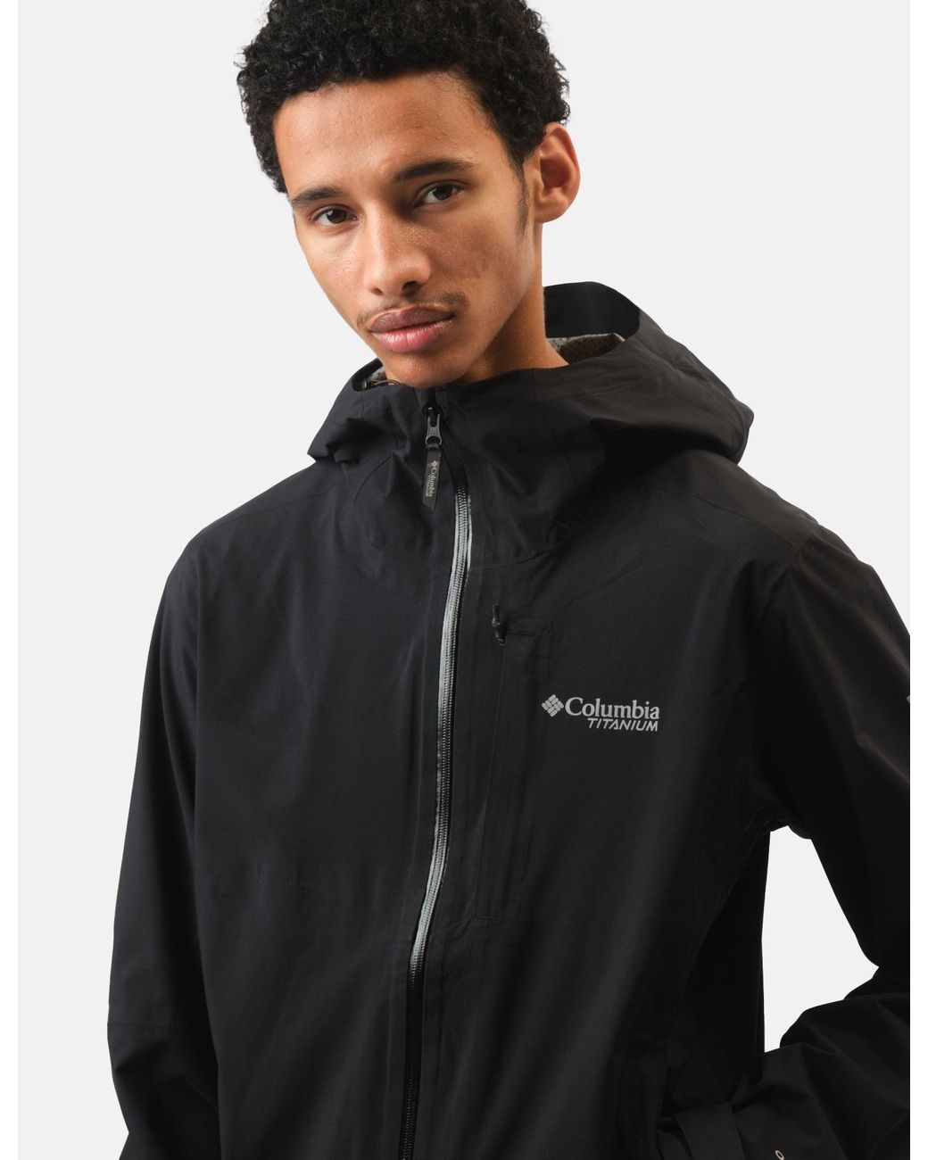 Columbia Black Ampli-Dry Ii Shell Jacket for men