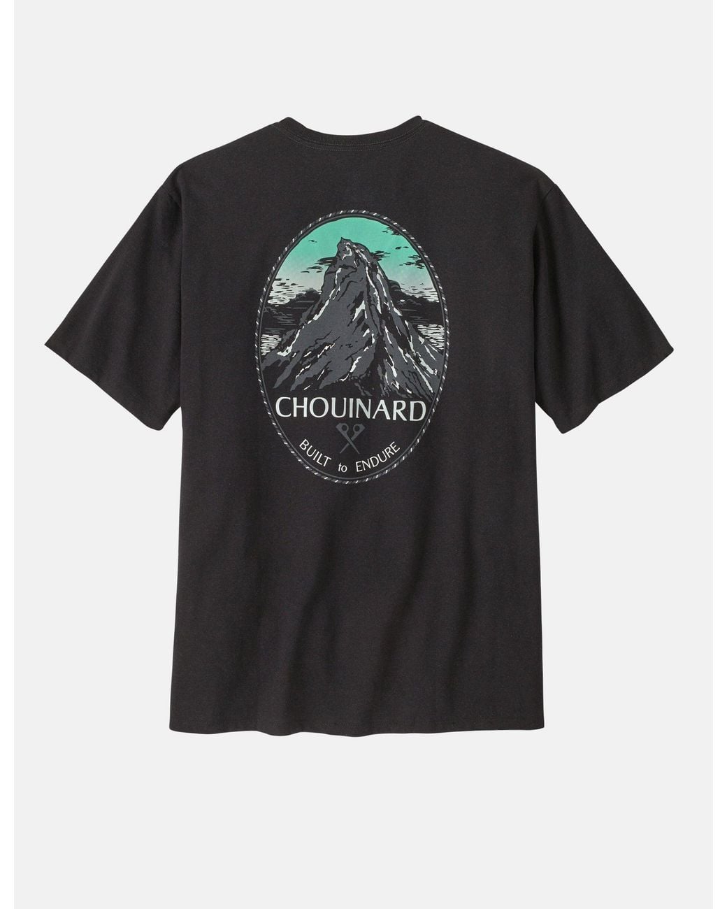 Patagonia Black Chouinard Crest Pocket Responsibili-Tee T-Shirt for men