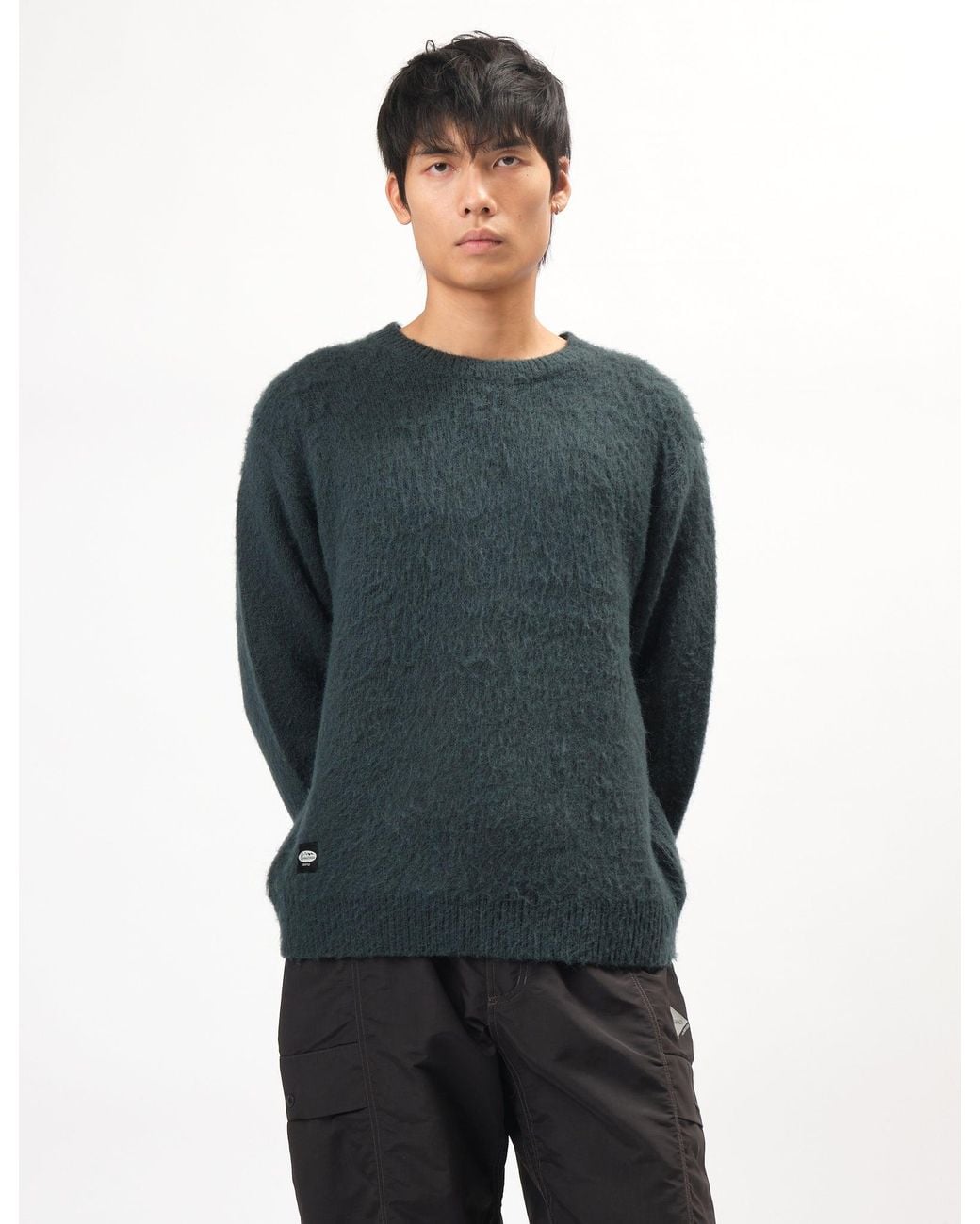 Manastash Blue Aberdeen Sweatshirt for men