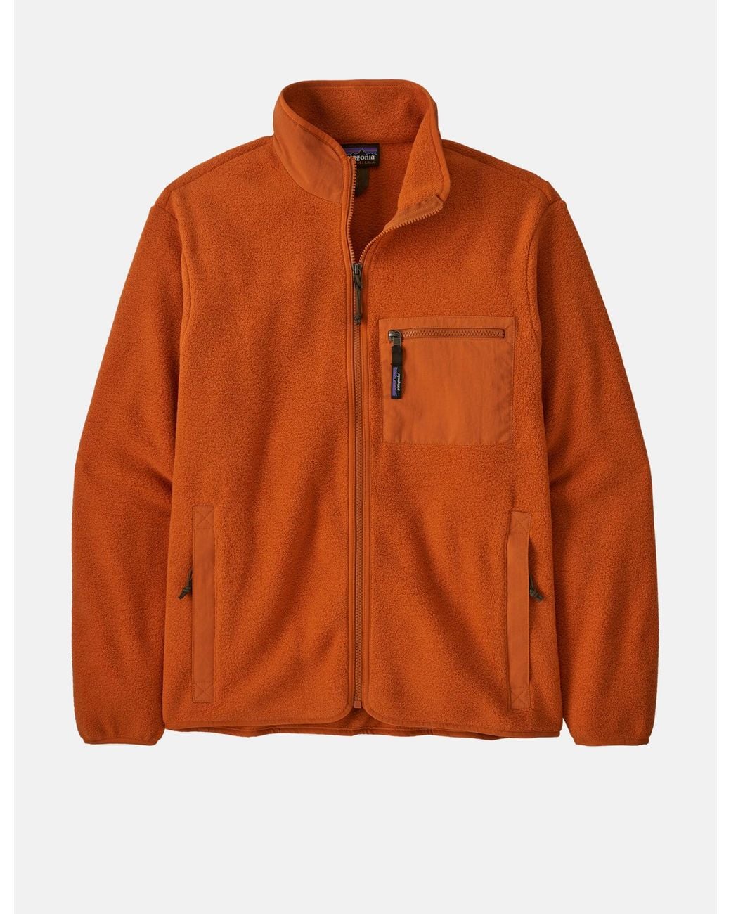 Patagonia Orange Synch Fleece Jacket for men