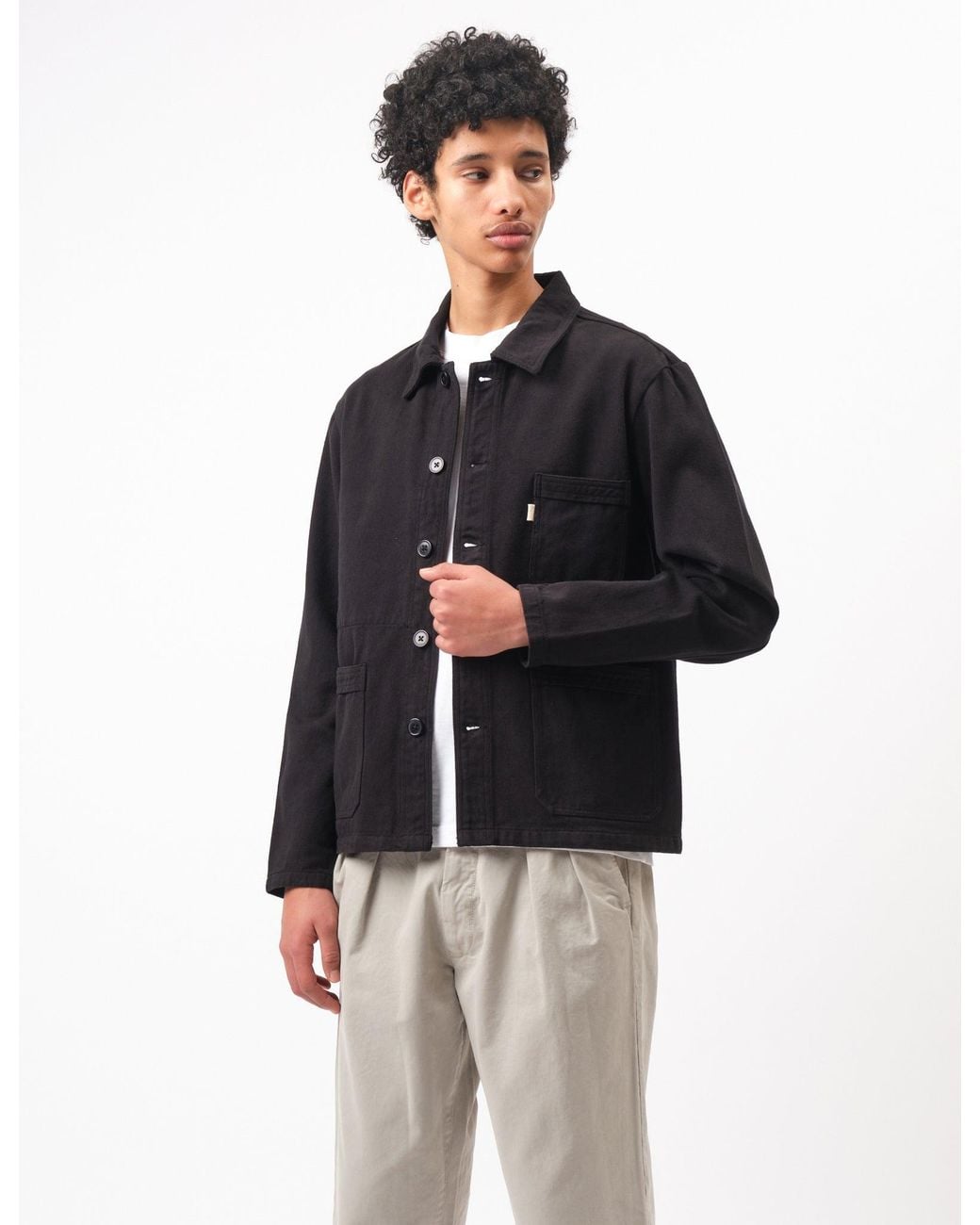 BHODE Blue French Chore Jacket Mk.Ii for men