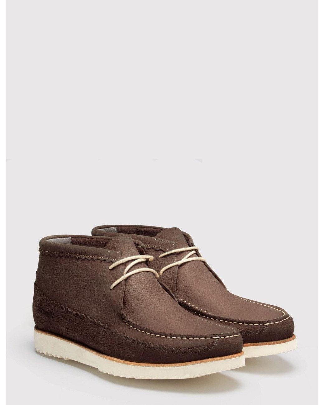 GRENSON Brown Oliver Moccasins for men