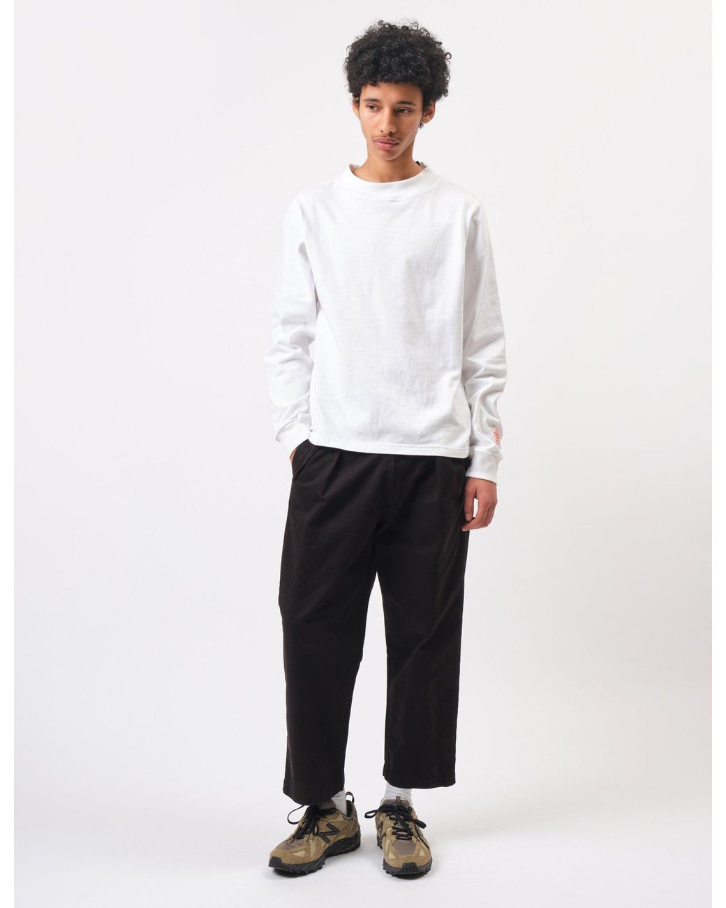 BHODE Black Two Pleat Pant for men