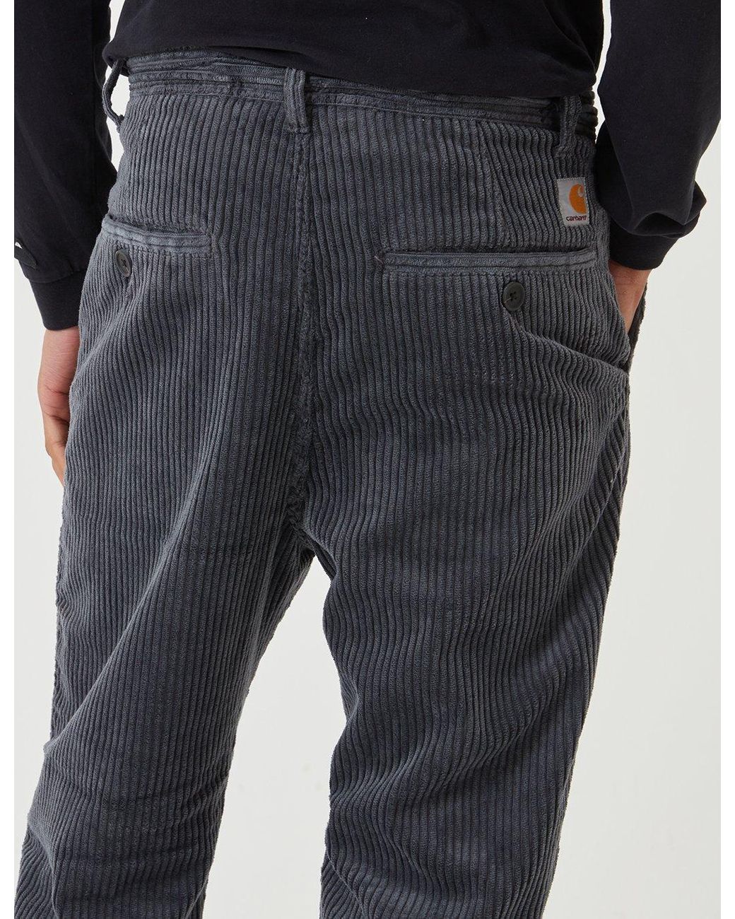 Carhartt Wip Menson Pant (corduroy) in Grey for Men | Lyst UK