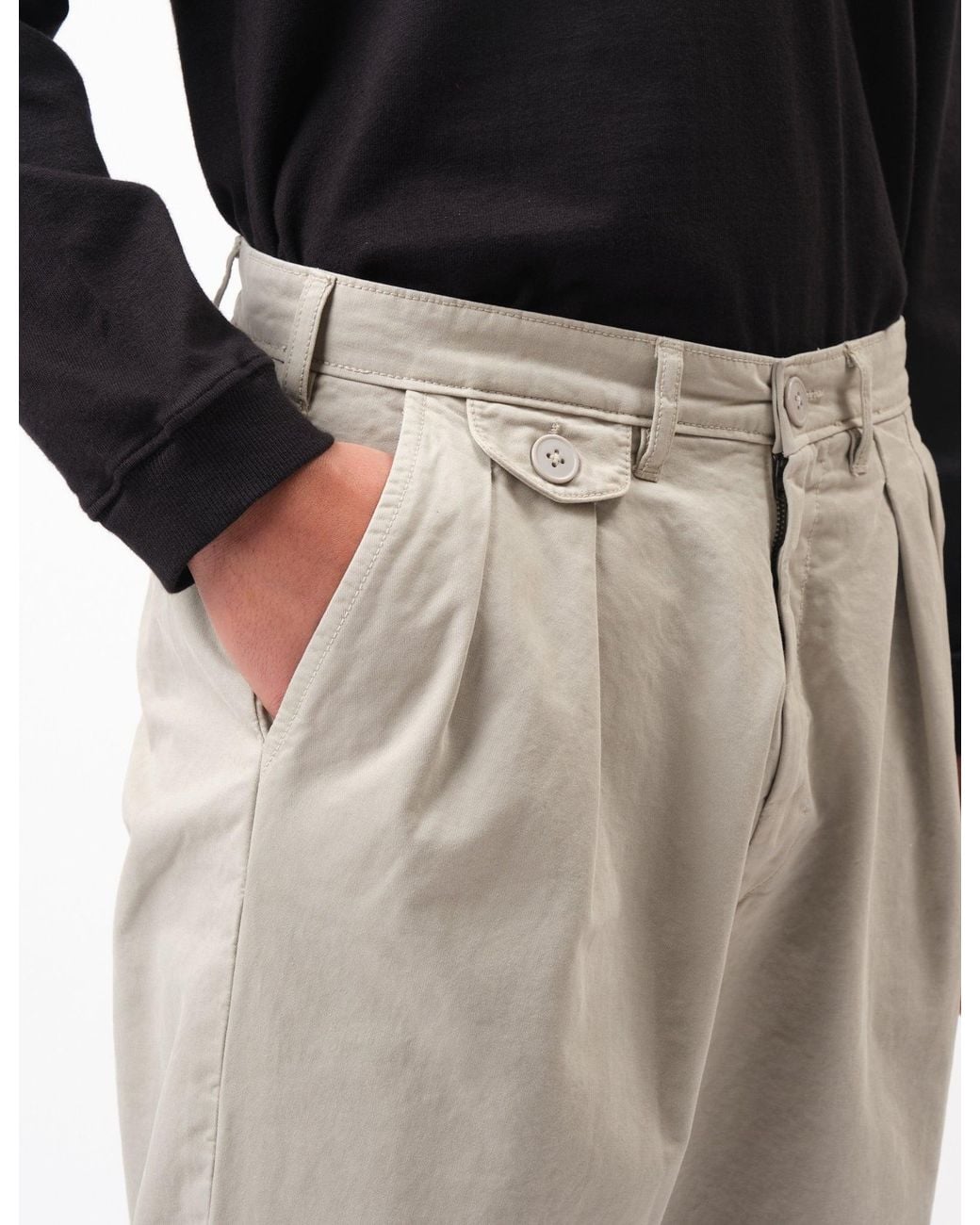 BHODE Black Two Pleat Pant for men