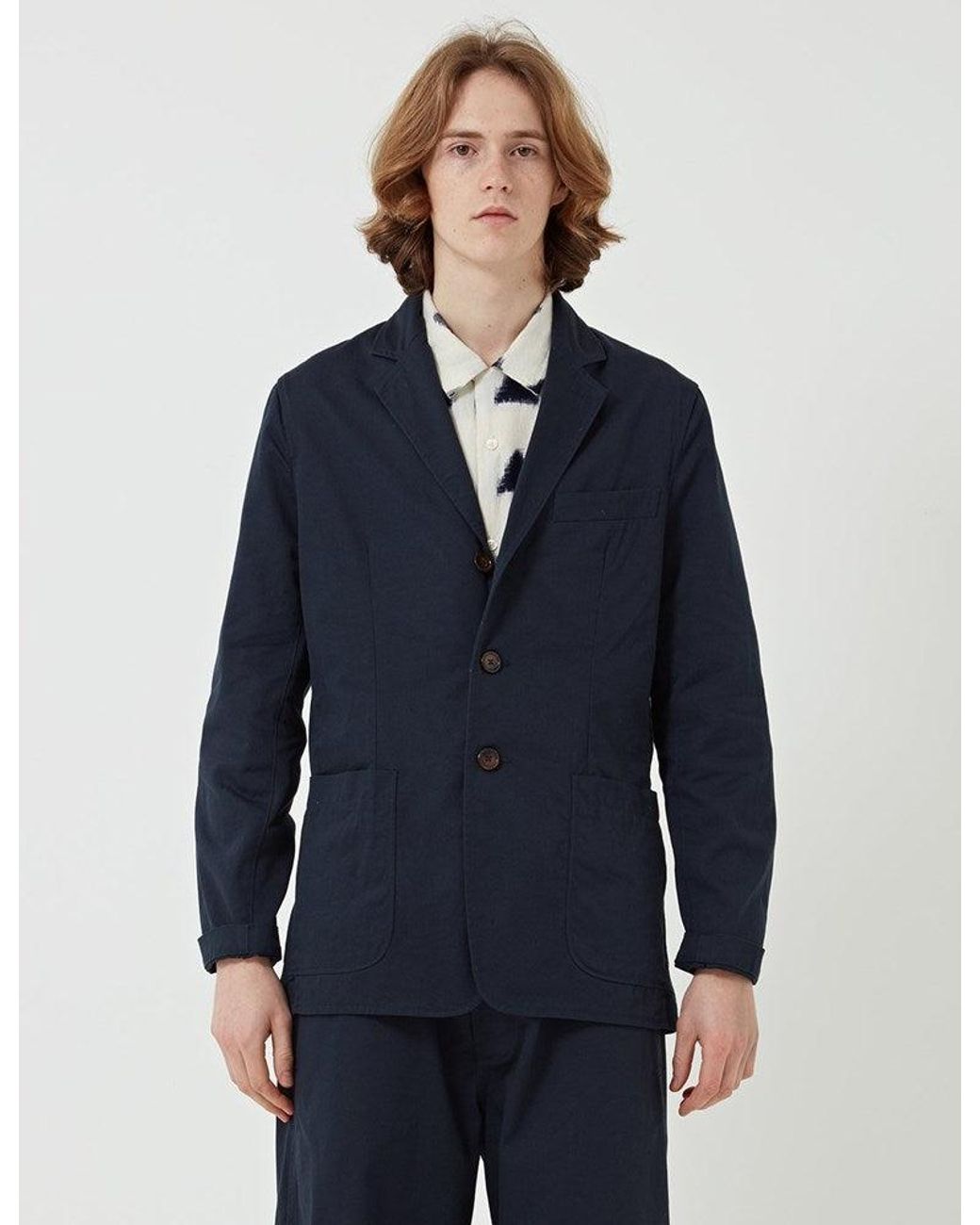 Universal Works Blue London Jacket for men