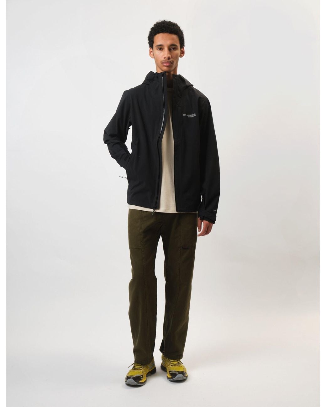 Columbia Black Ampli-Dry Ii Shell Jacket for men