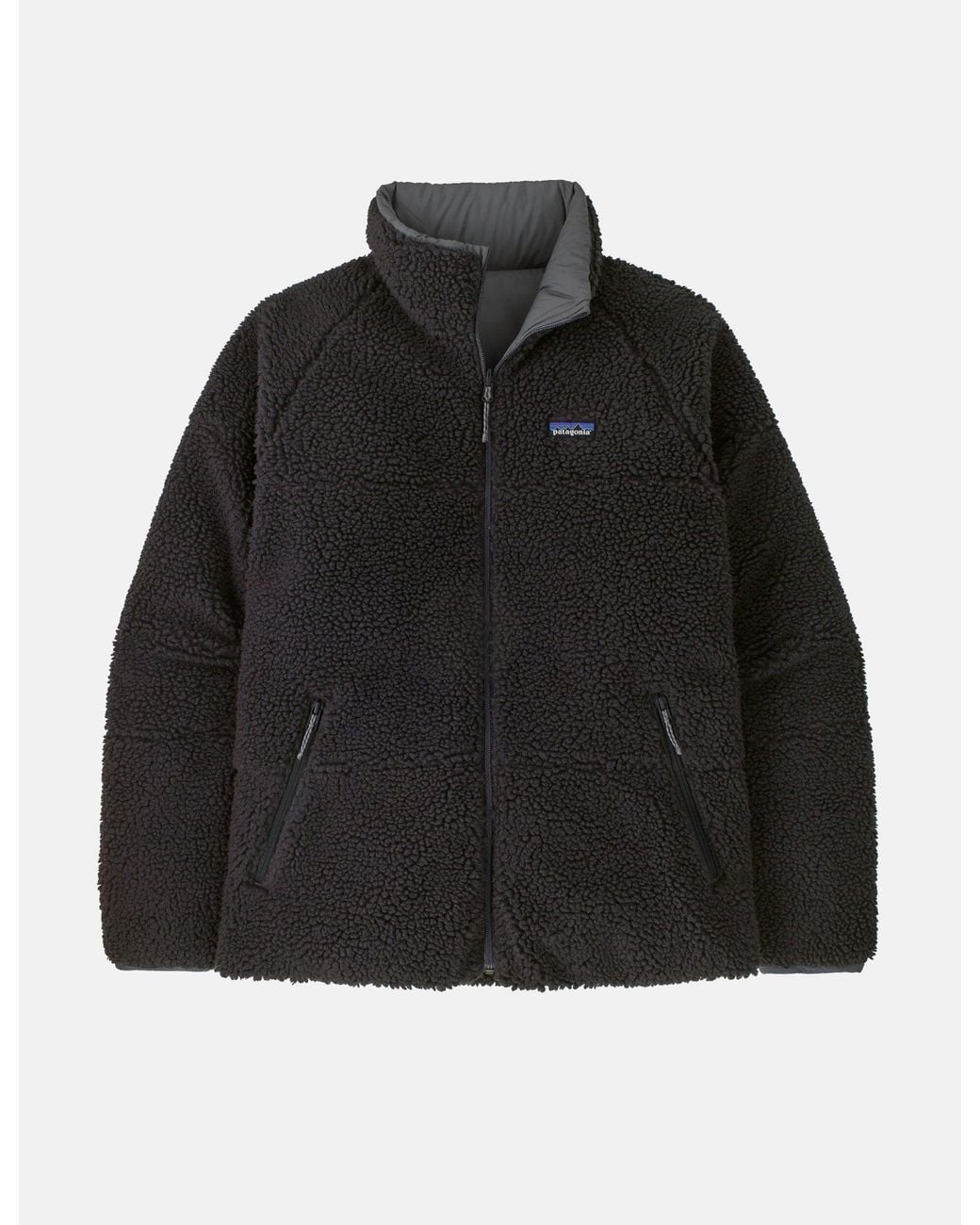 Patagonia Gray Reversible Silent Down Jacket for men