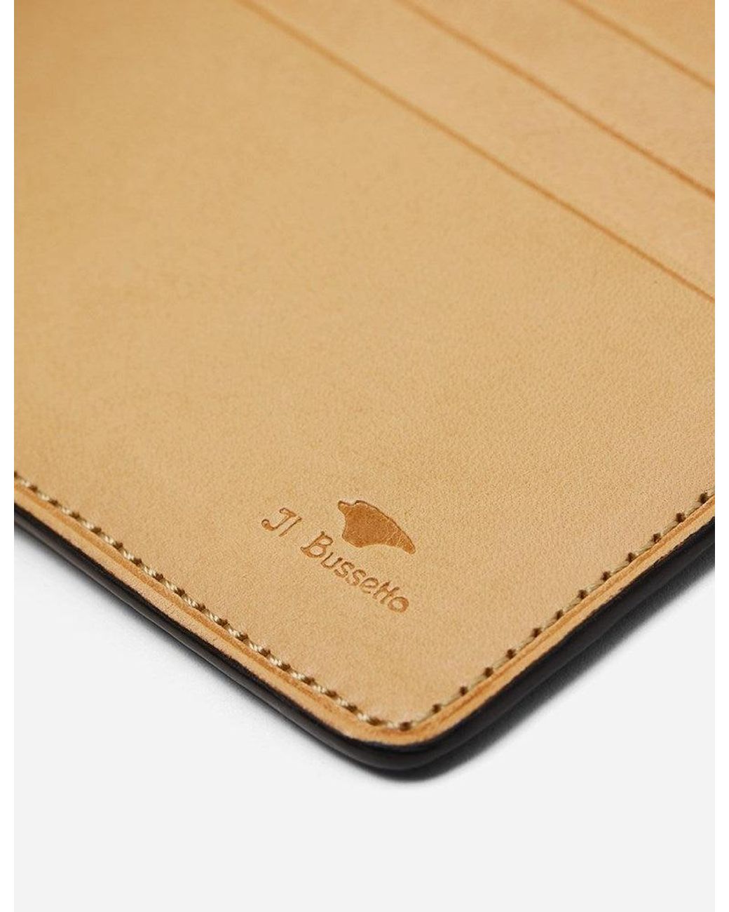 Il Bussetto Yellow Bi-Fold Wallet (Leather) for men