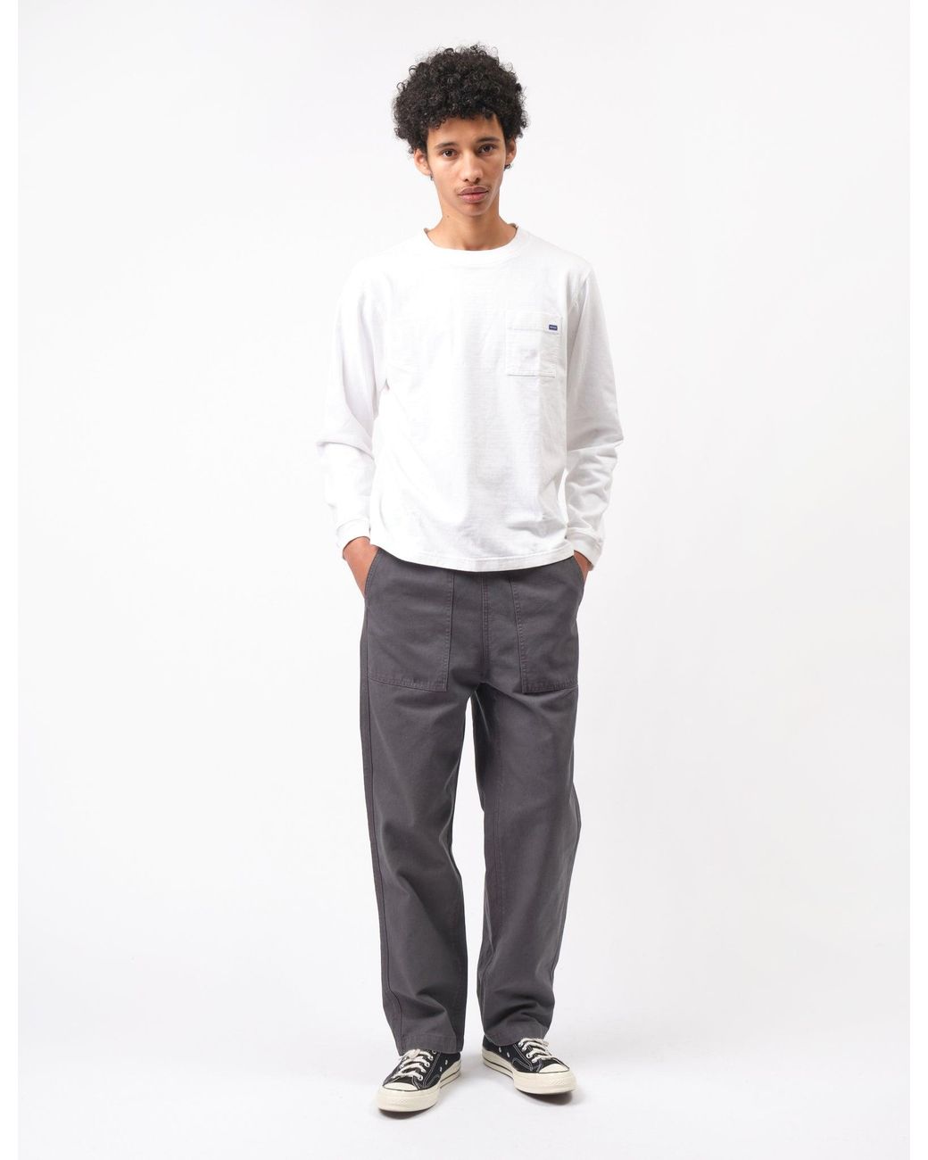 BHODE Gray Fatigue Pant Canvas for men