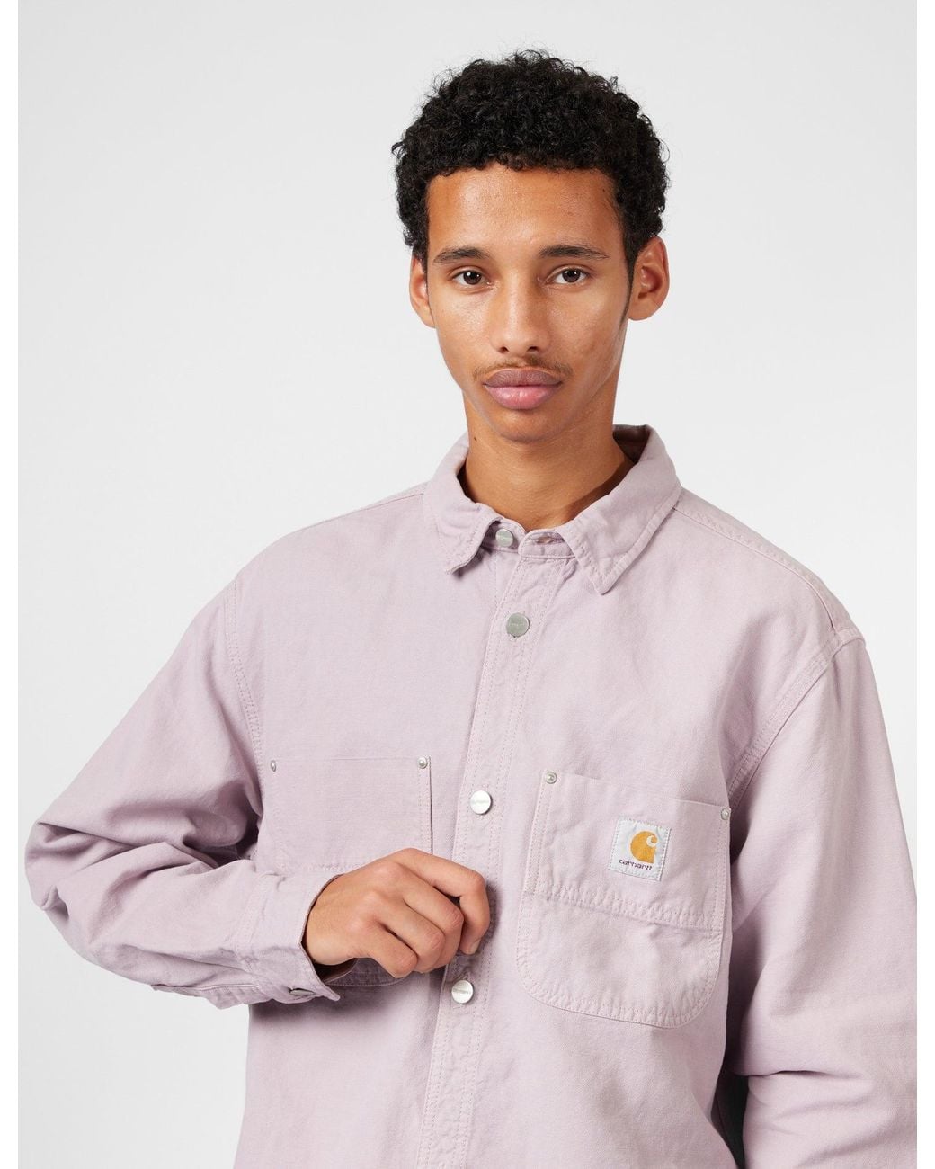 Carhartt Purple Wip Walter Over Shirt for men