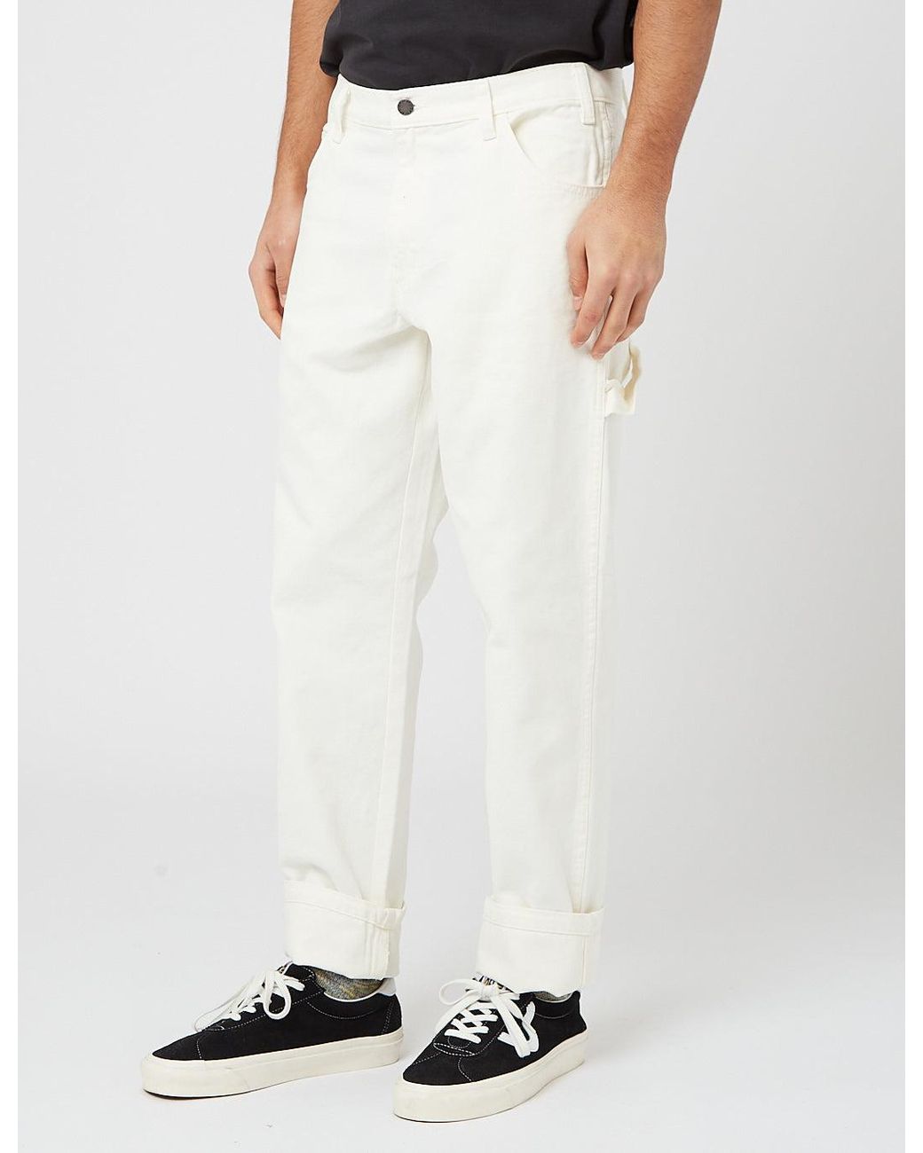 Dickies White Dc Carpenter Pant for men
