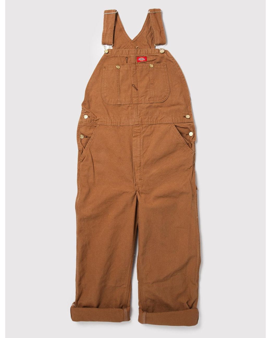 Dickies White Bib Overalls for men