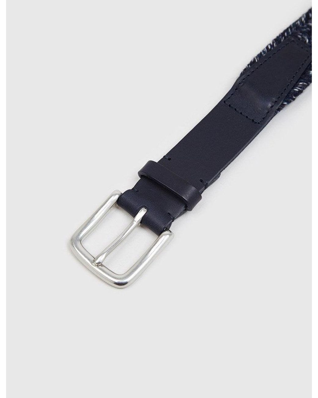 Folk Blue Folk Melange Belt for men