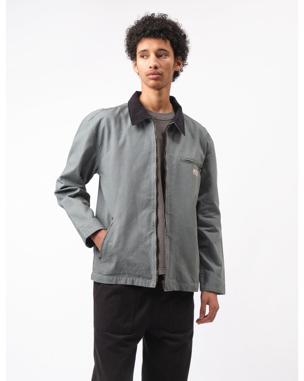 BHODE Gray Mechanics Jacket Canvas for men