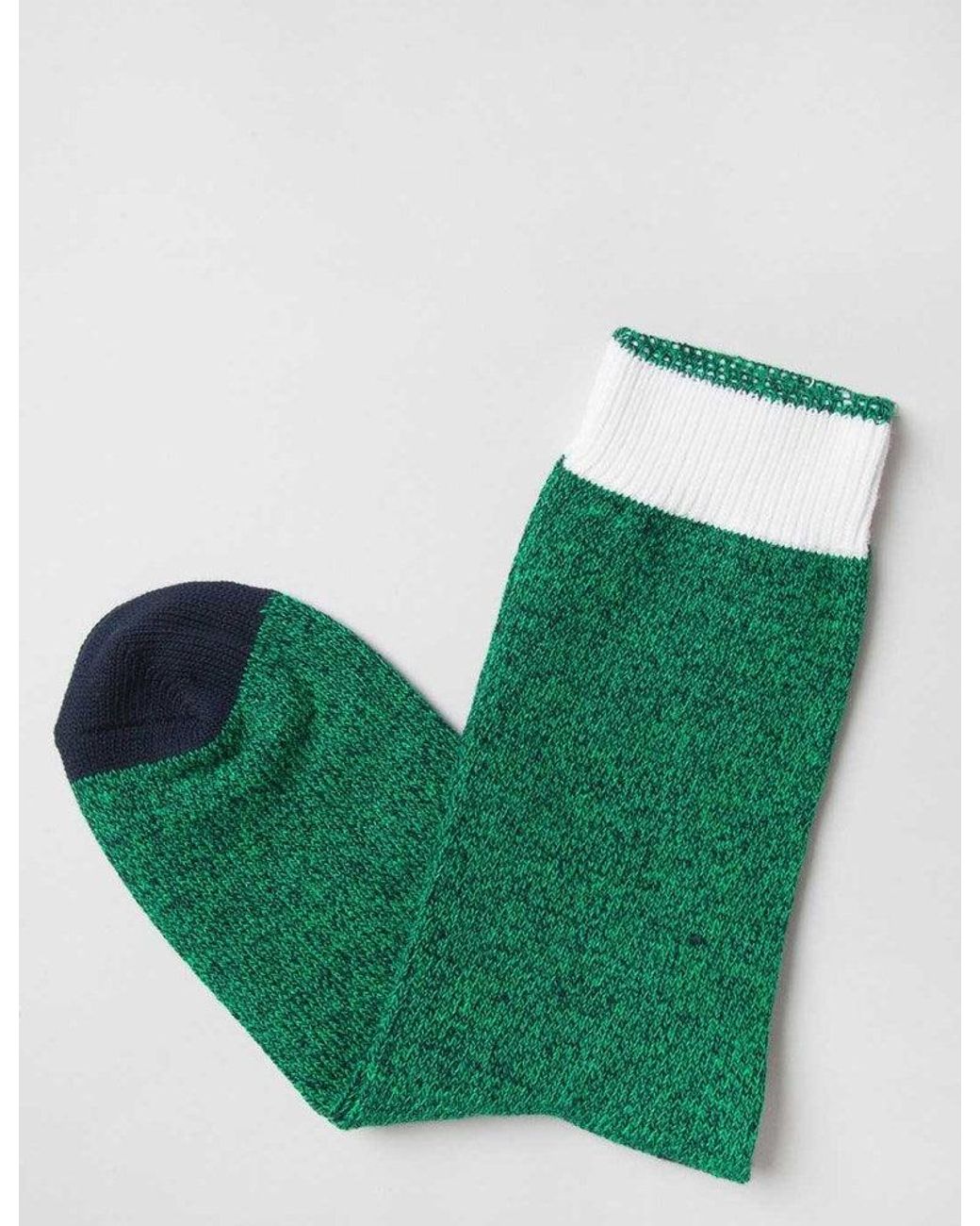 Democratique Socks Green Relax Melange Socks for men