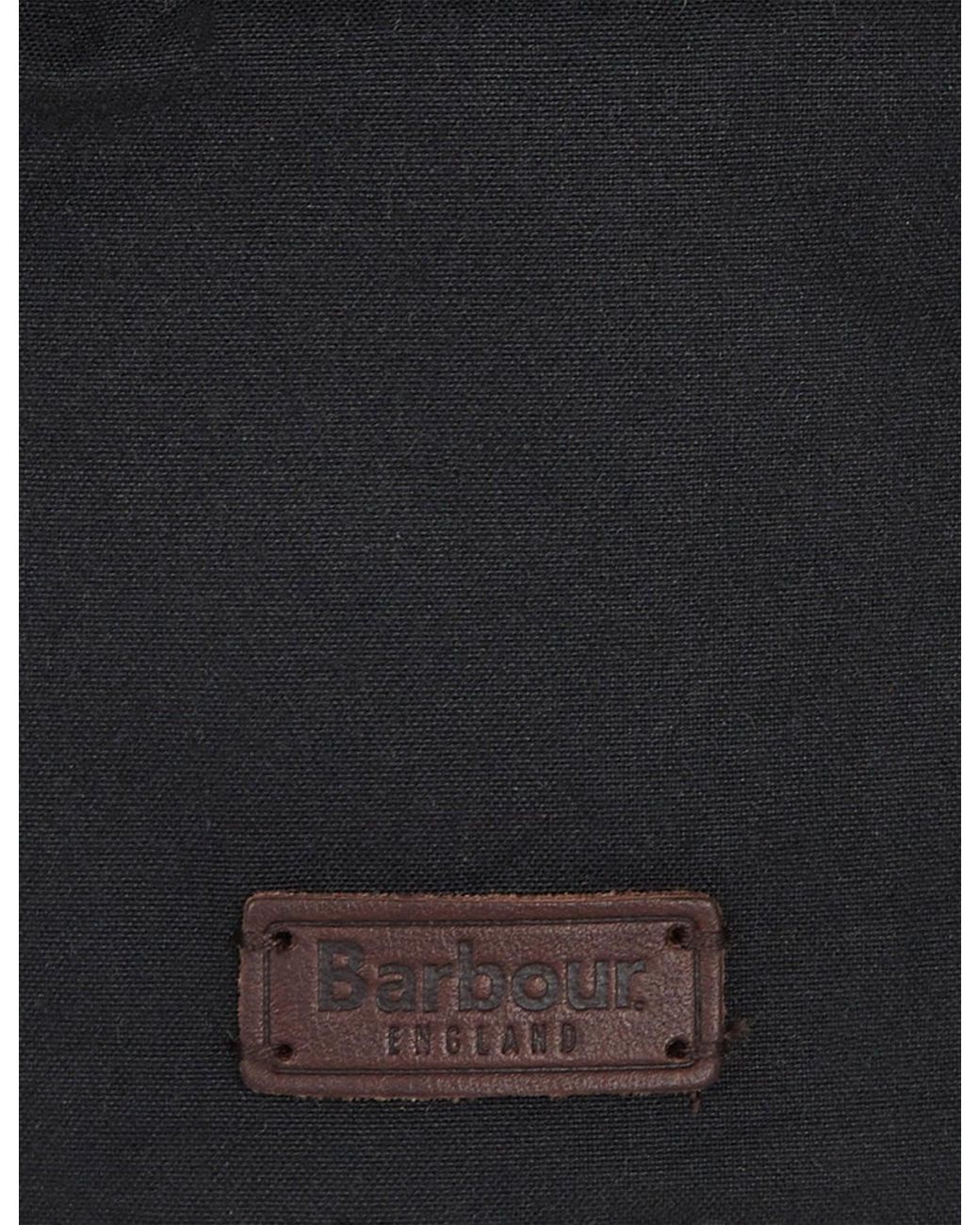 Barbour Black Morar Wax Trapper Hat for men