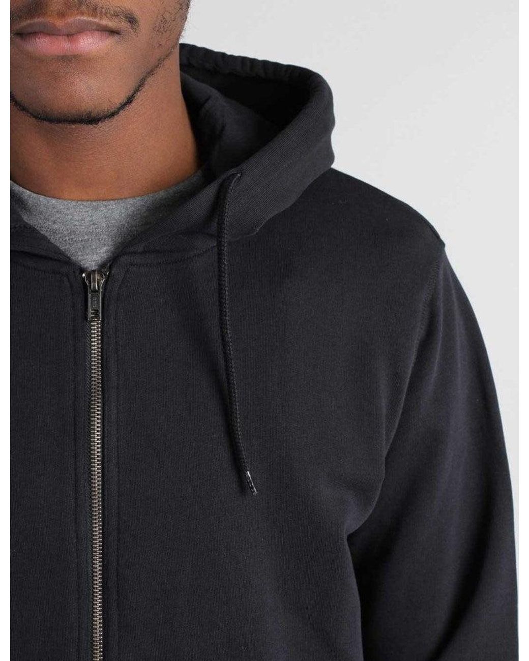 Dickies Blue Midland Zip Hooded Sweatshirt for men
